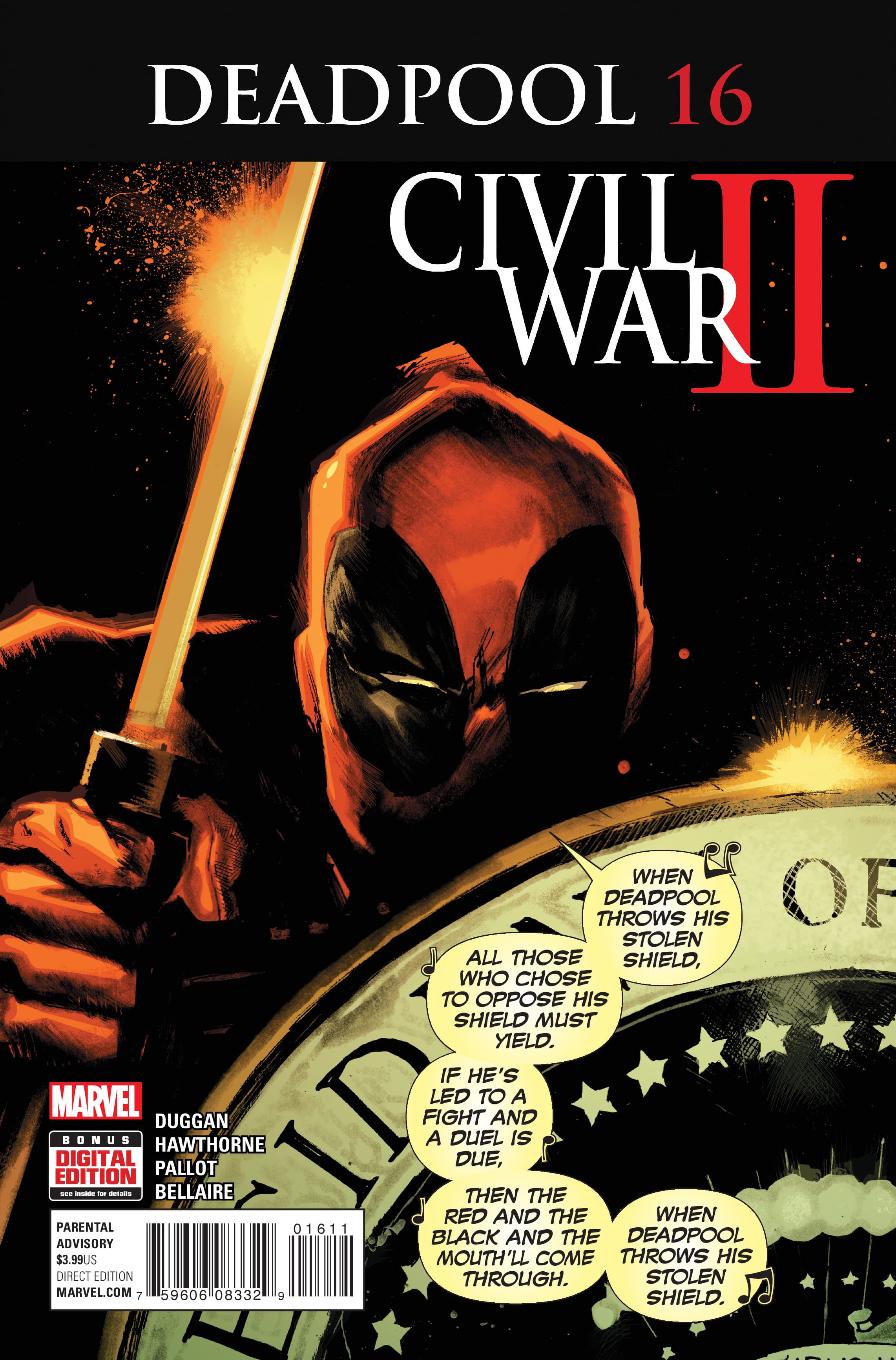 Deadpool #16 cover