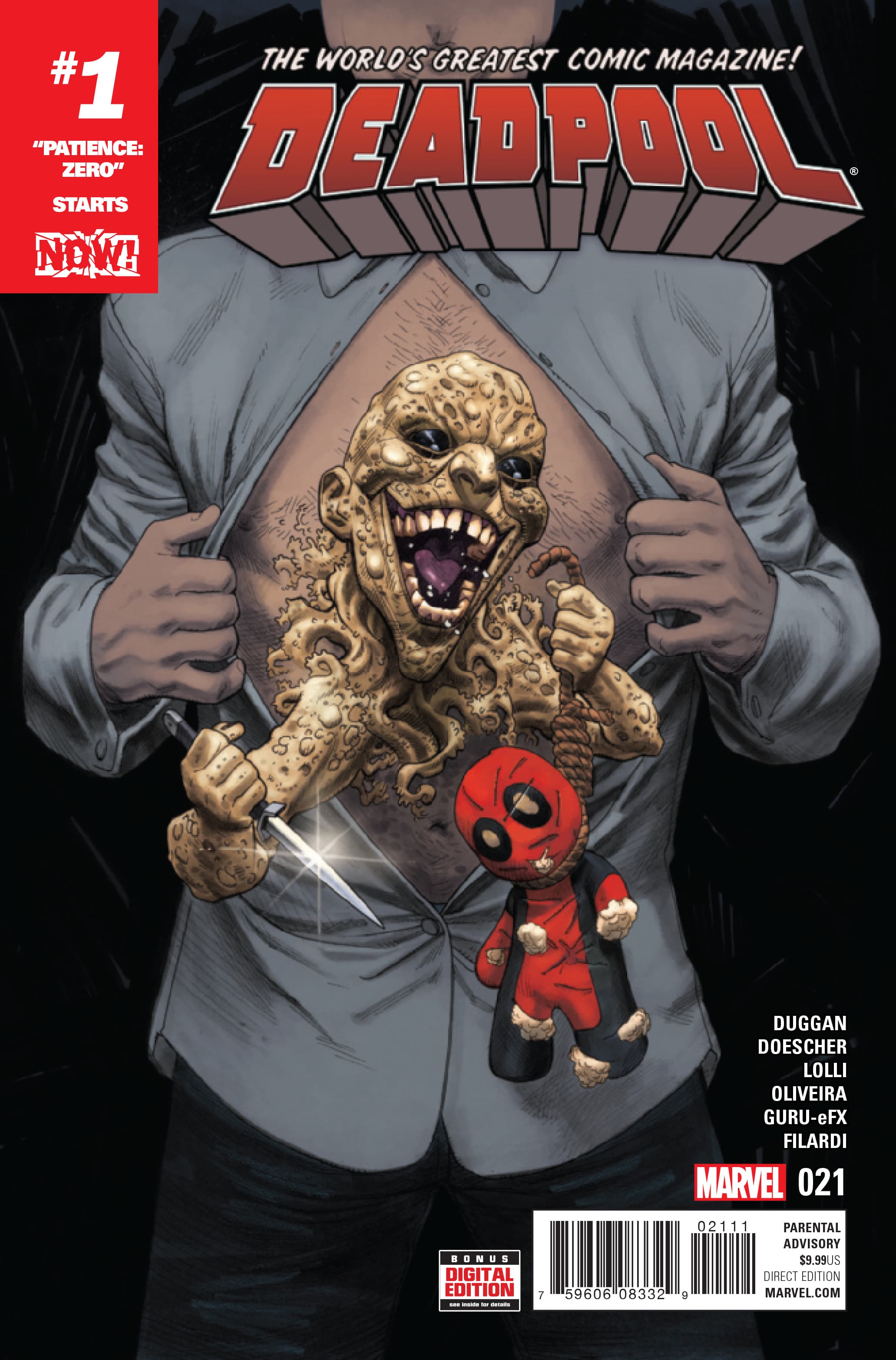 Deadpool #21 cover