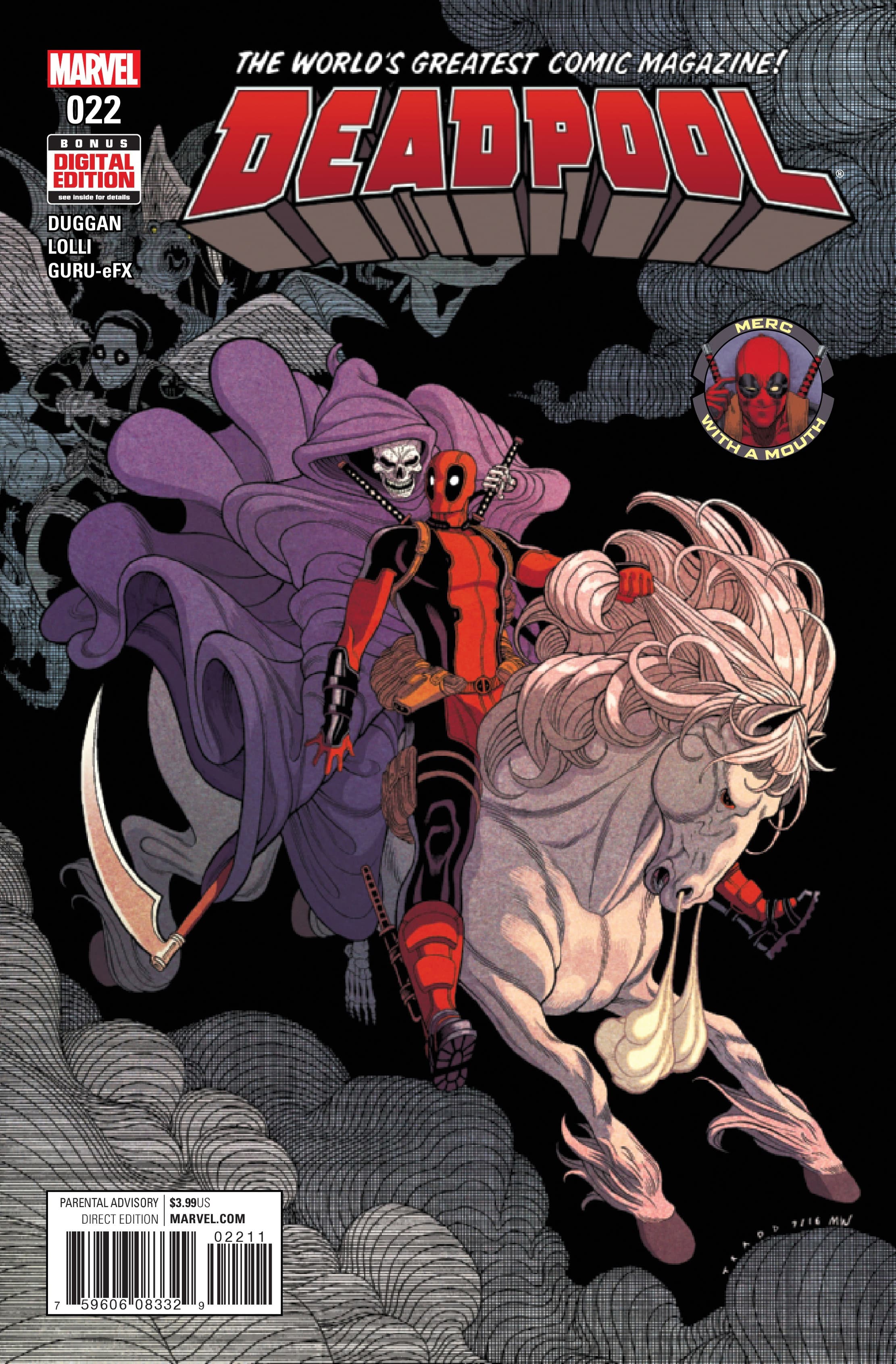 Deadpool #22 cover