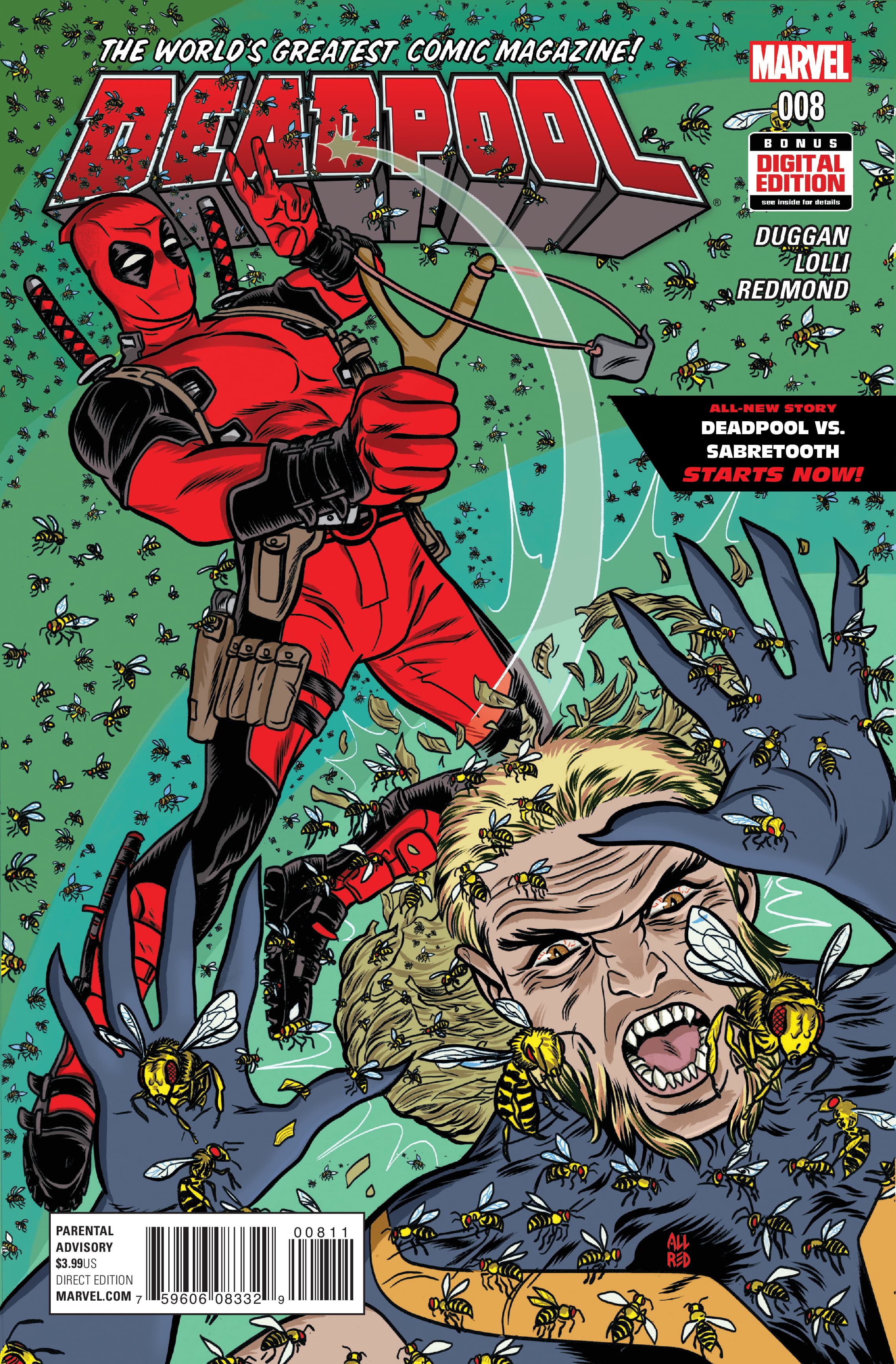 Deadpool #8 cover