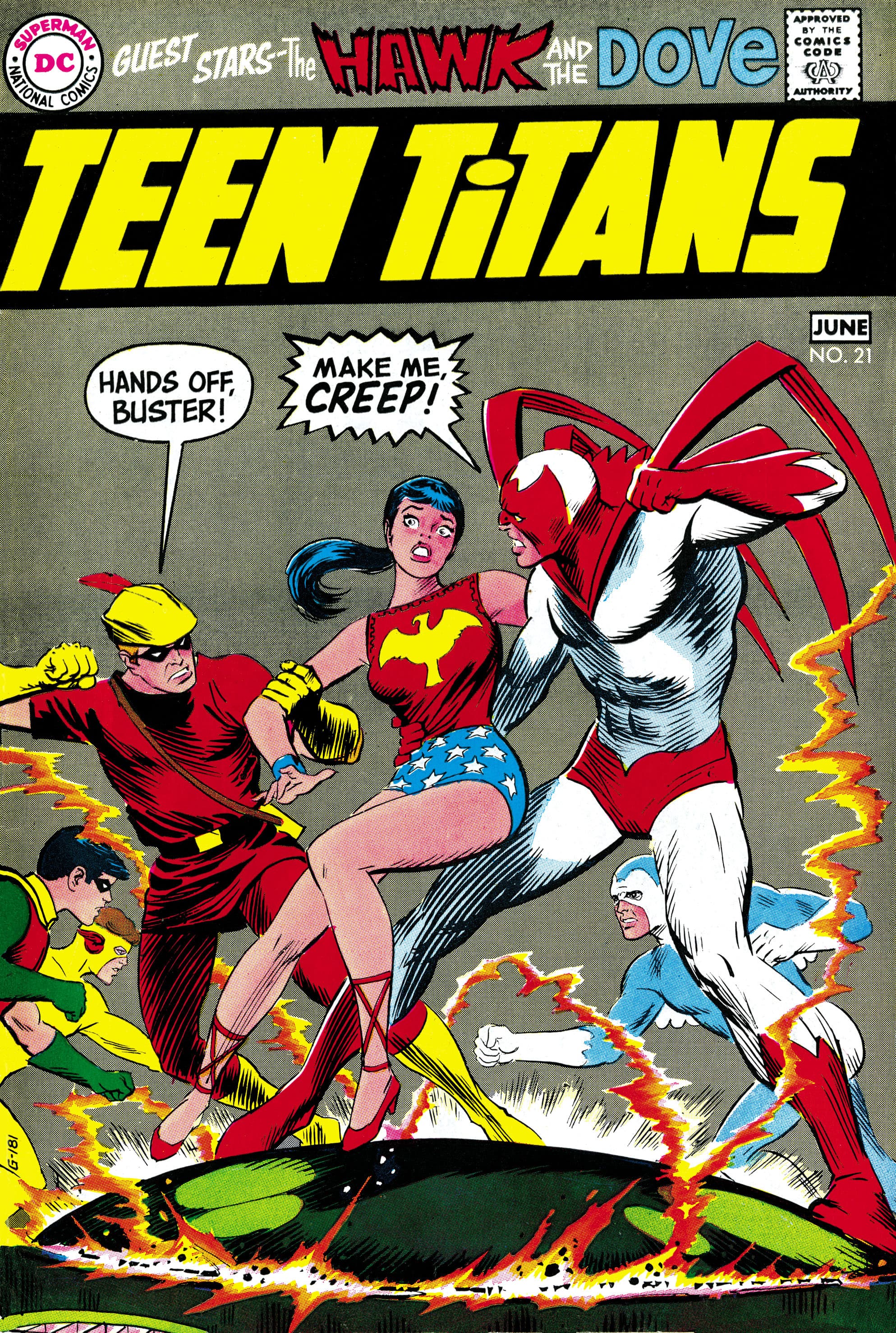 Teen Titans #21 cover