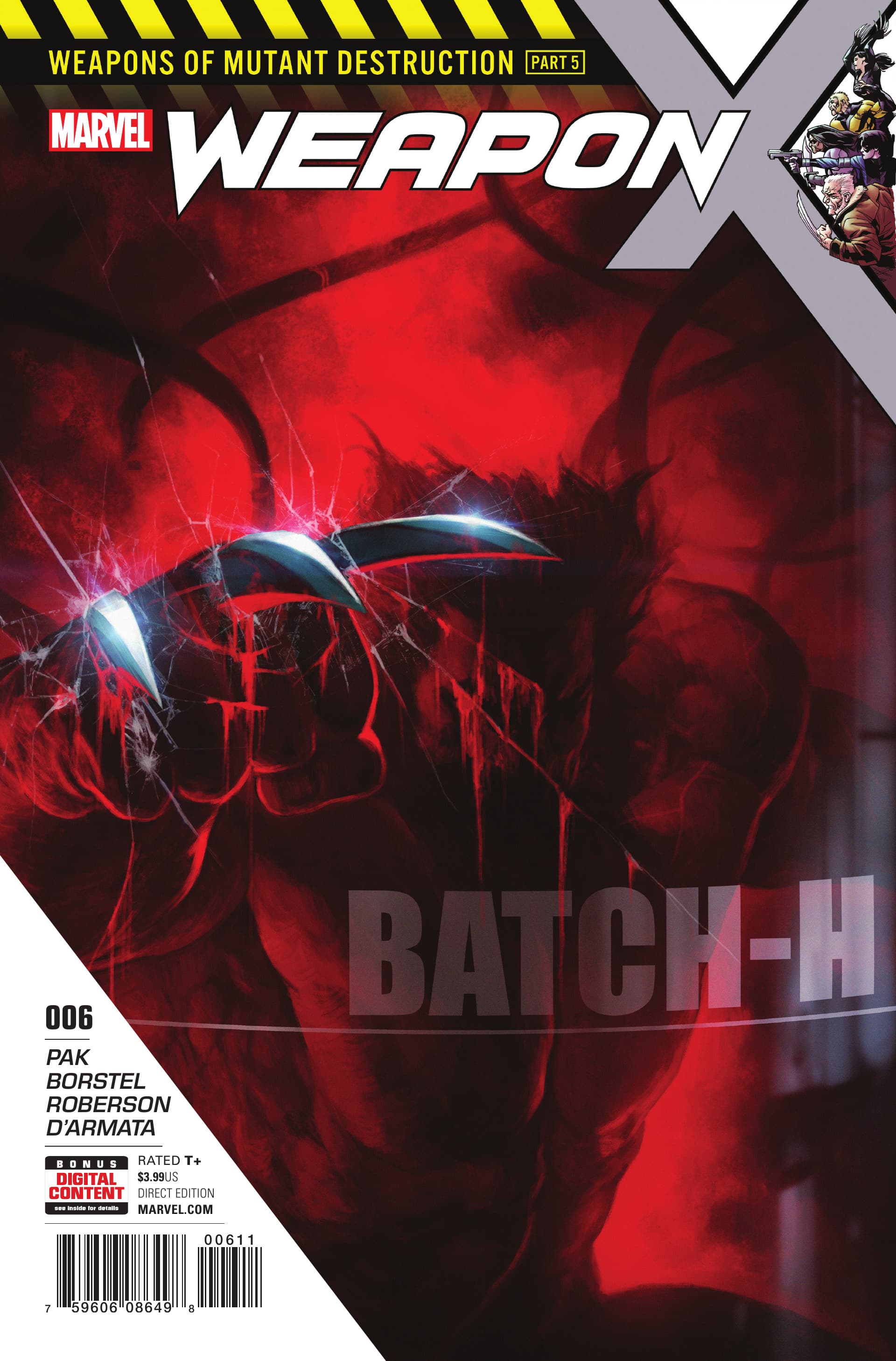 Weapon X #6 cover