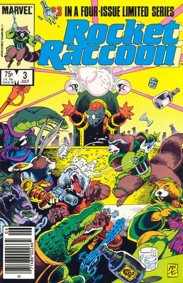 Rocket Raccoon #3 cover
