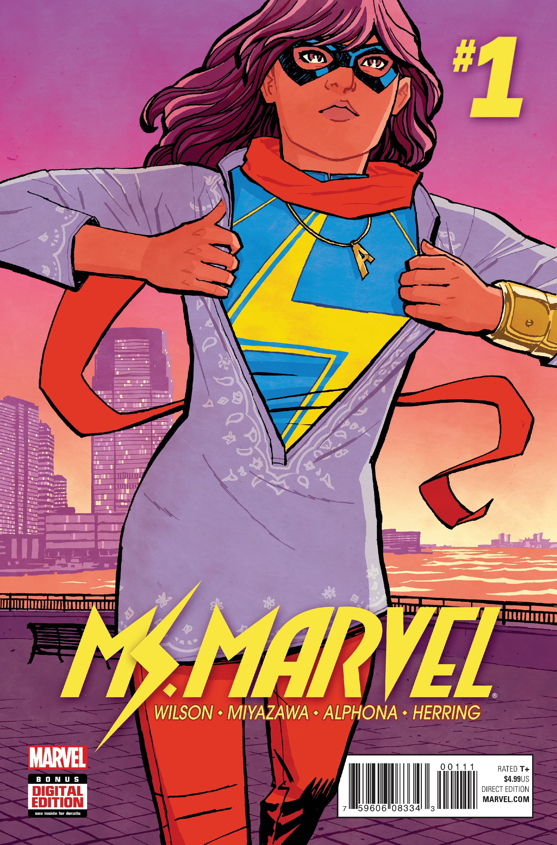 Ms. Marvel #1 cover