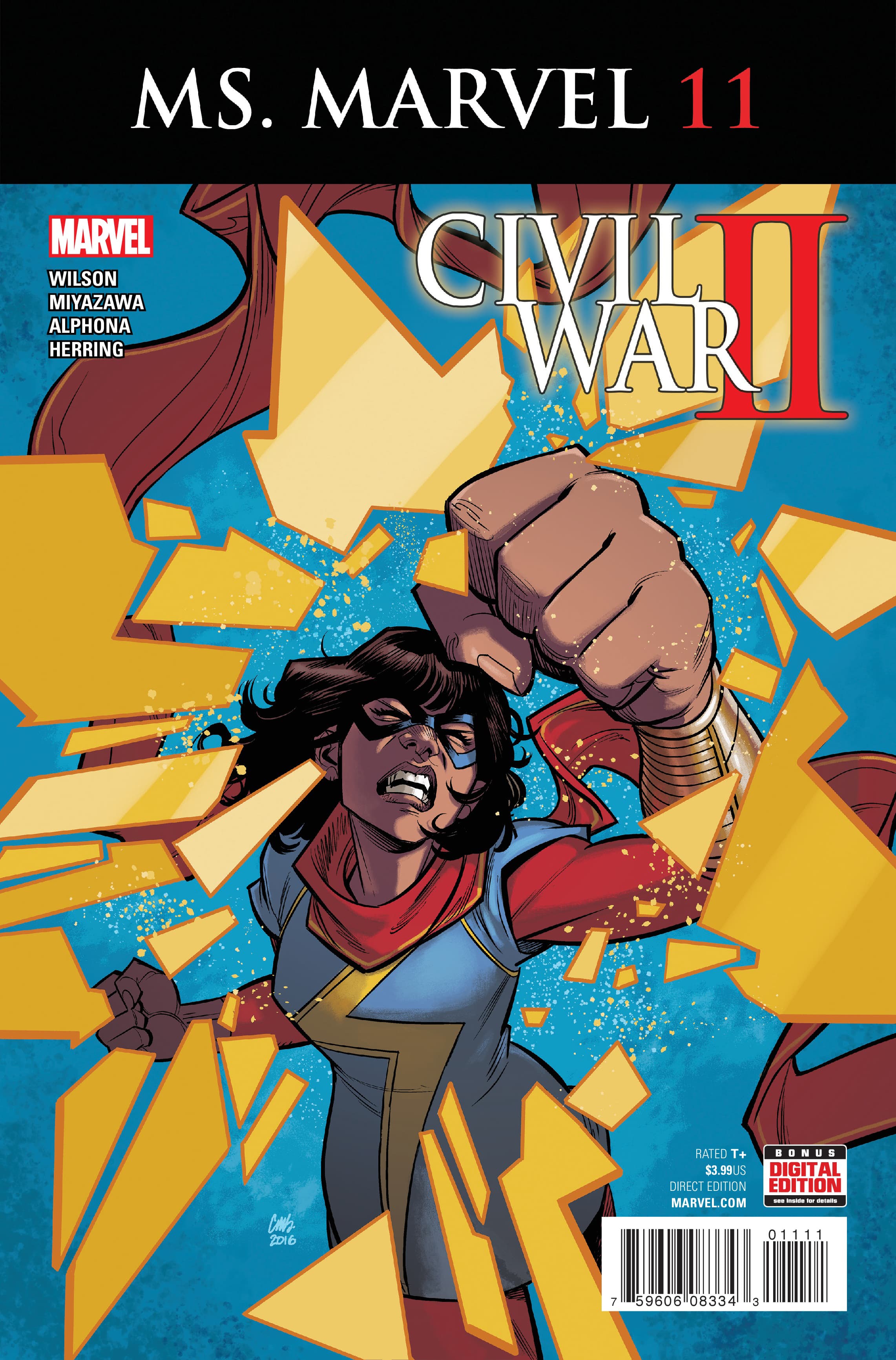 Ms. Marvel #11 cover