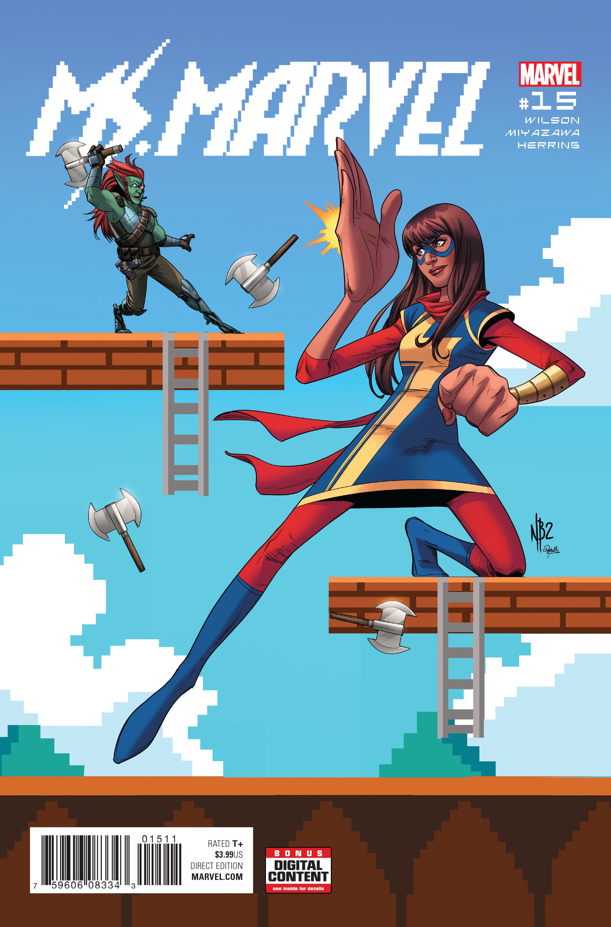Ms. Marvel #15 cover