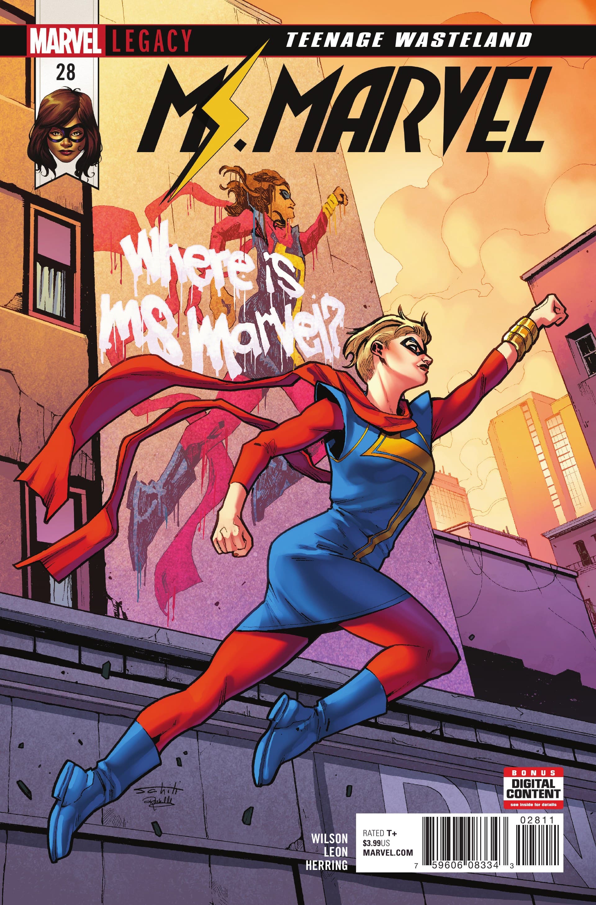 Ms. Marvel #28 cover