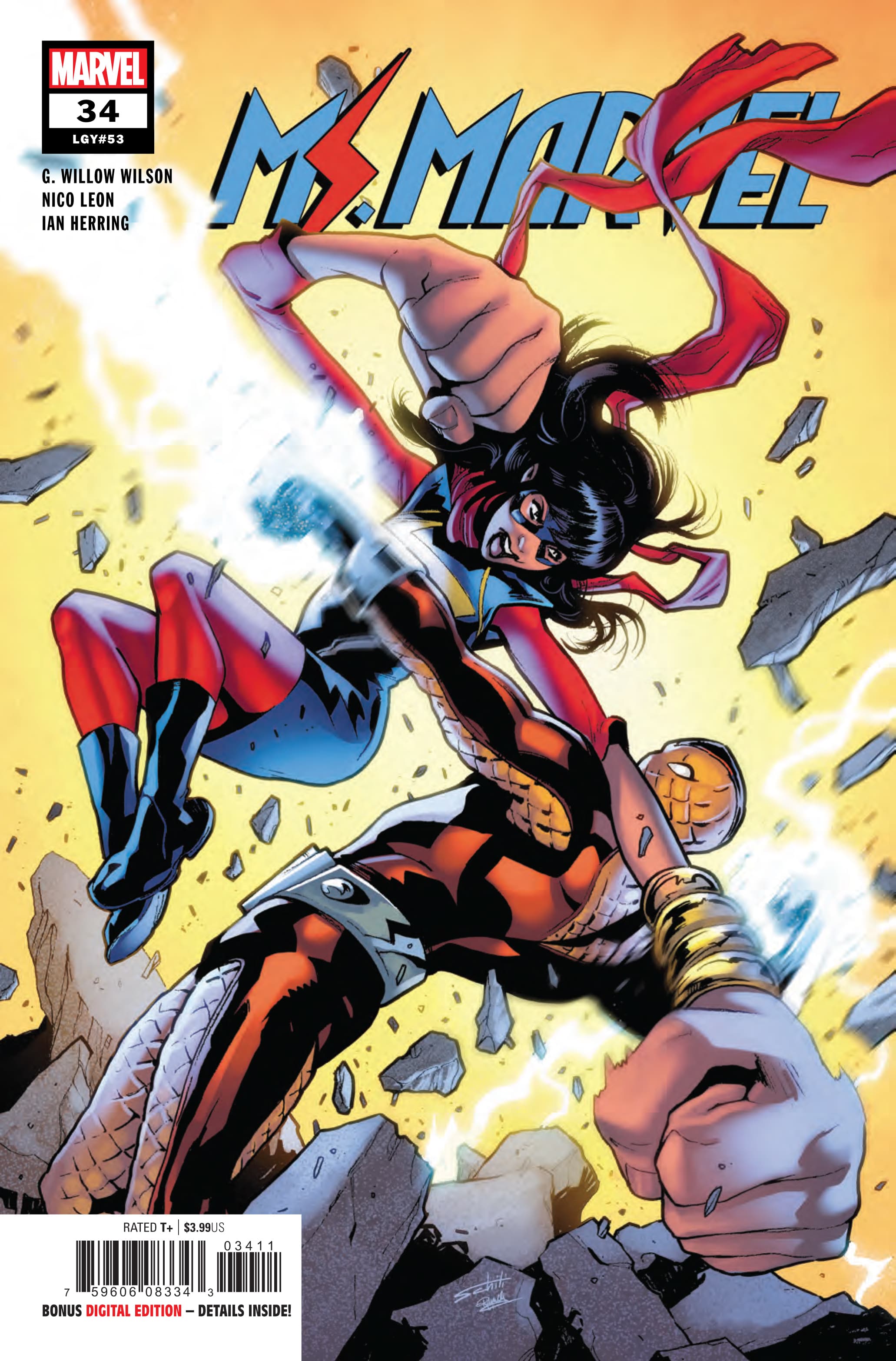 Ms. Marvel #34 cover
