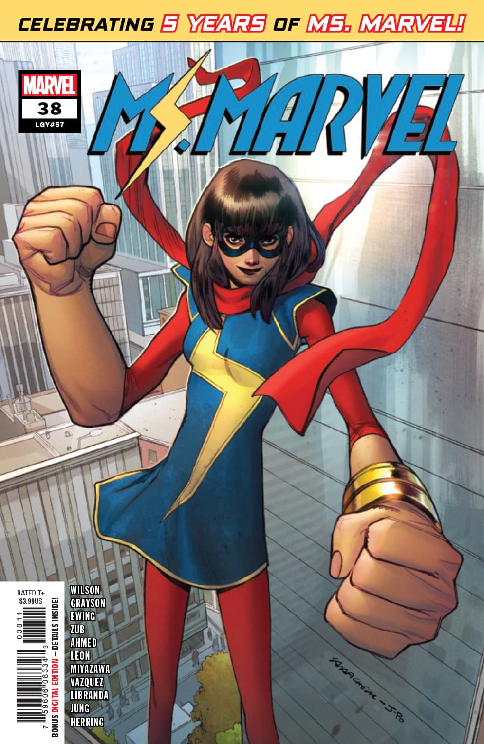 Ms. Marvel #38 cover