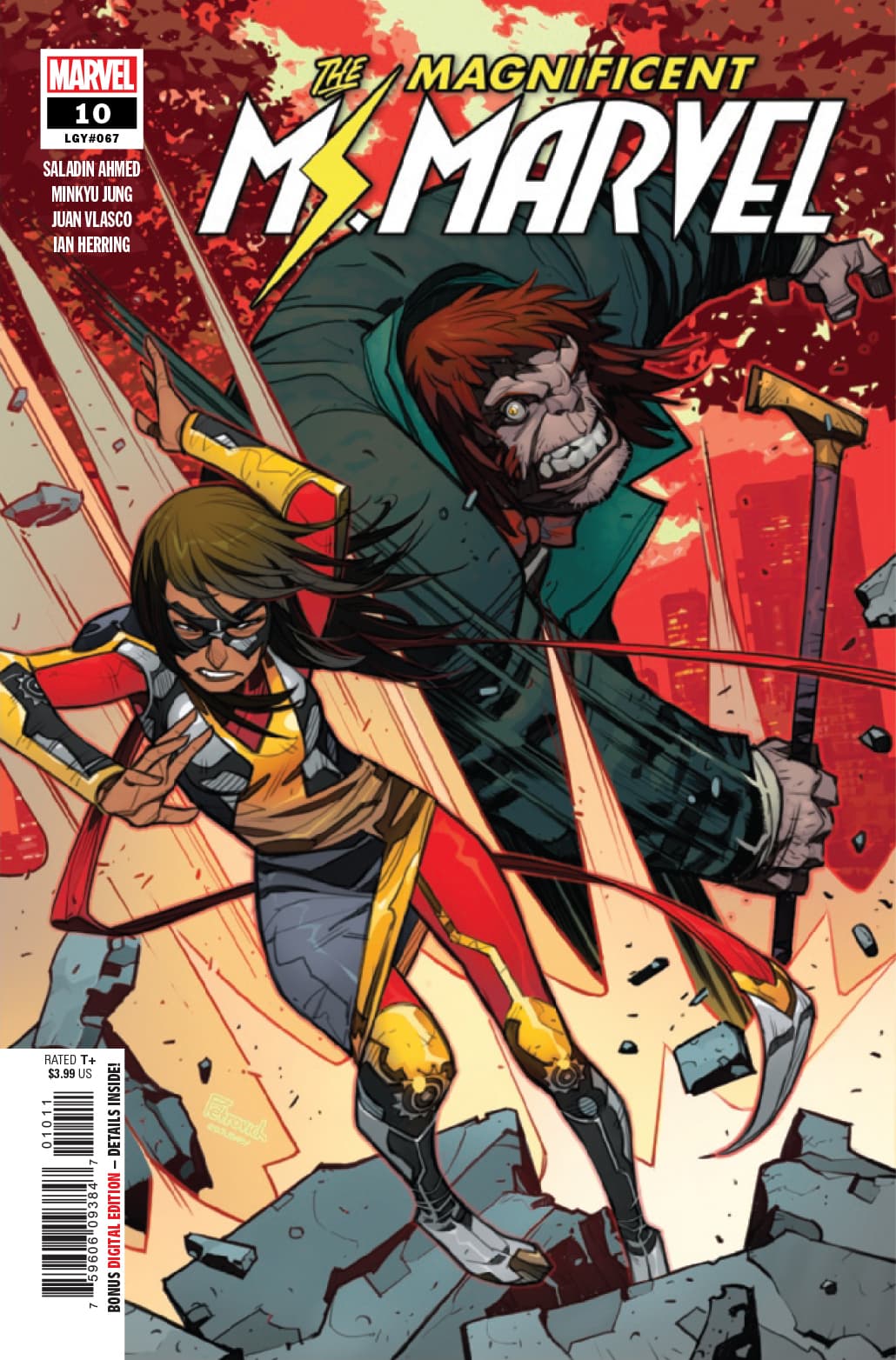 The Magnificent Ms. Marvel #10 cover