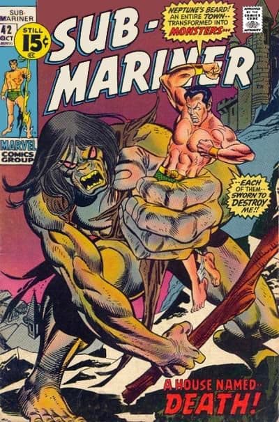 Sub-Mariner #42 cover