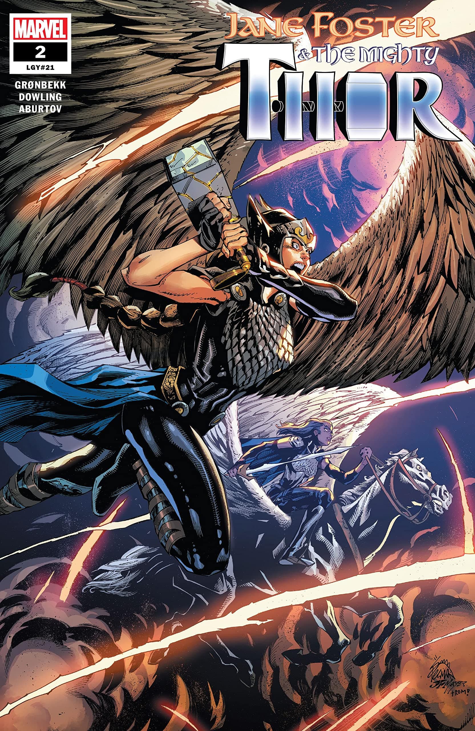 Jane Foster & The Mighty Thor #2 cover