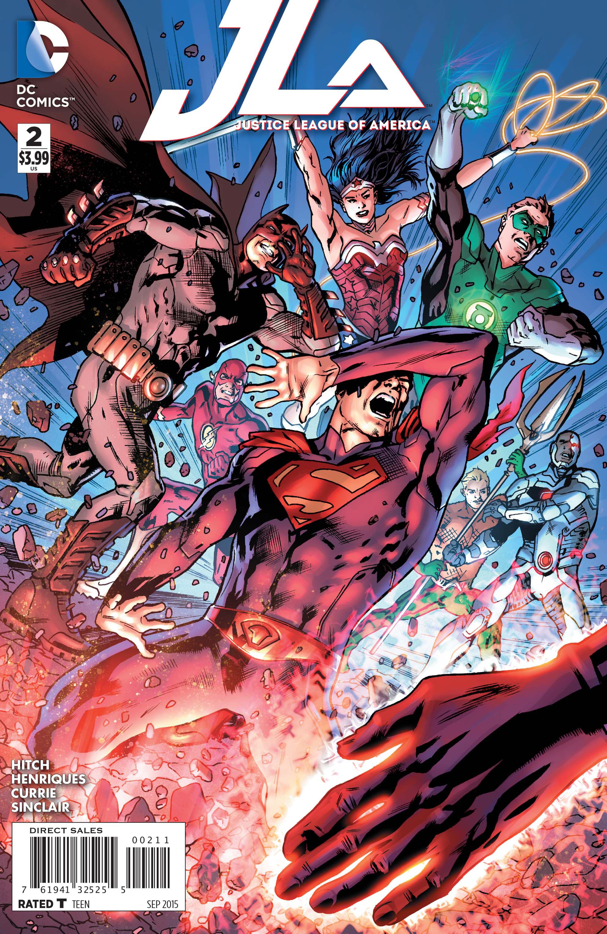 Justice League of America #2 cover