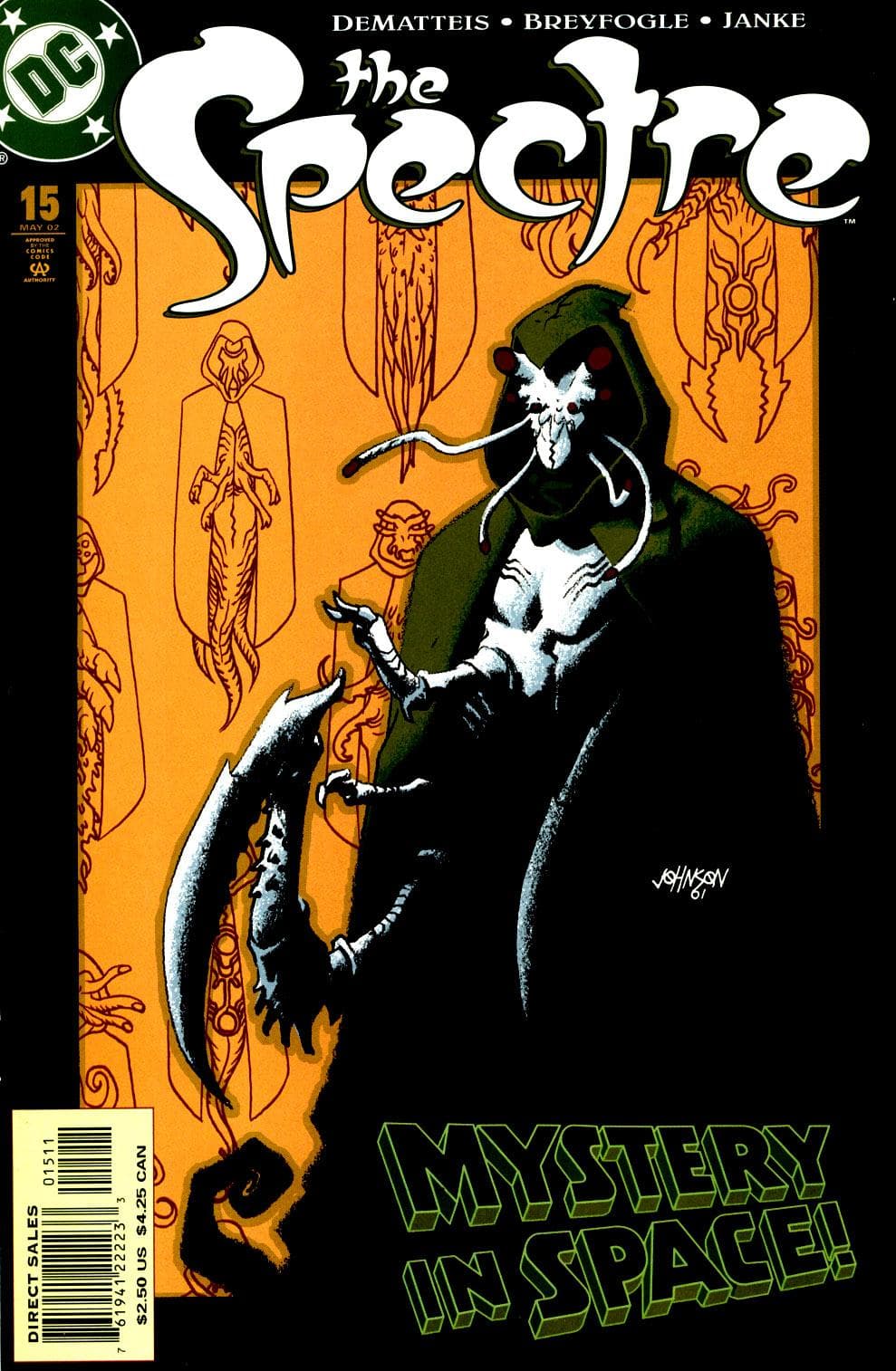 The Spectre #15 cover