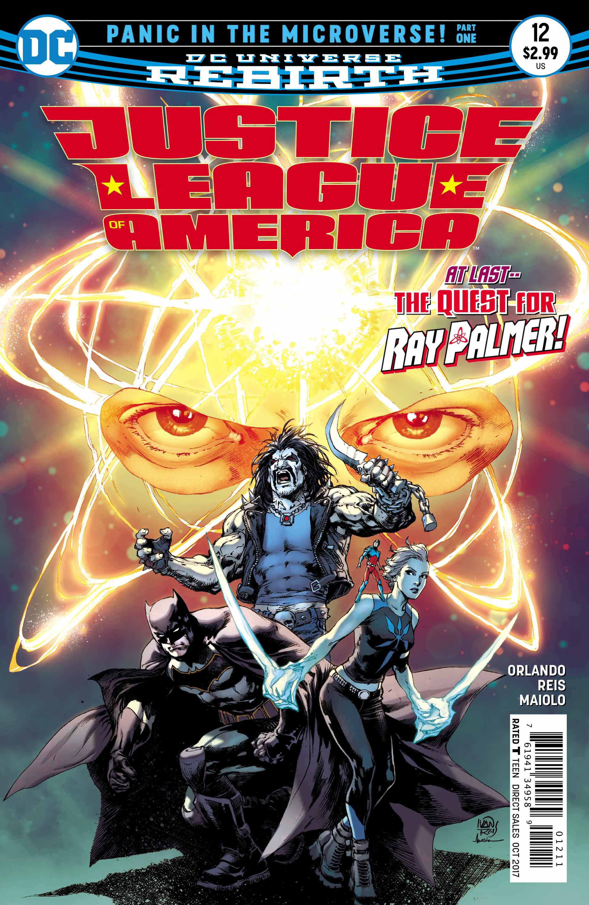 Justice League of America #12 cover