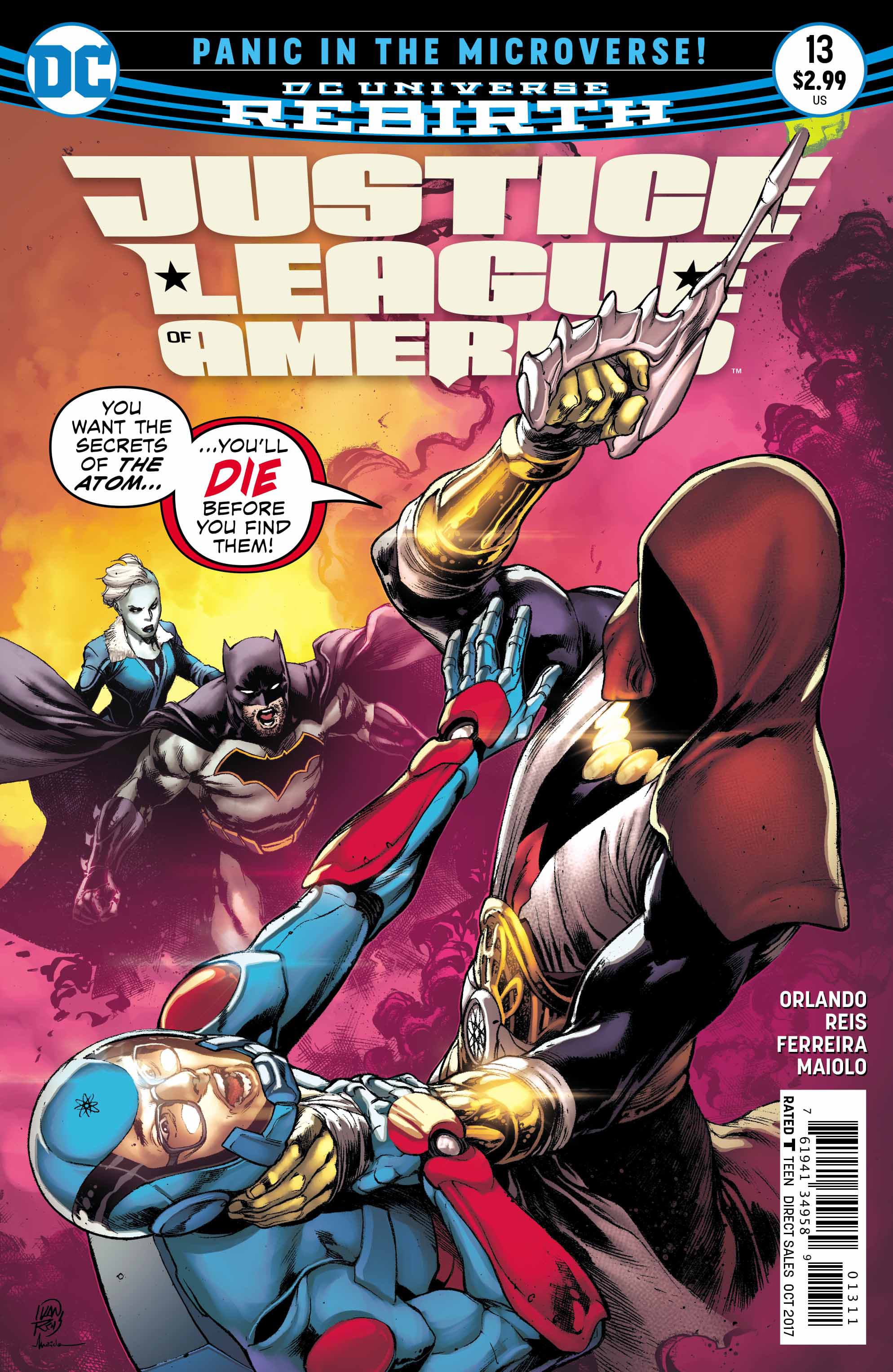 Justice League of America #13 cover