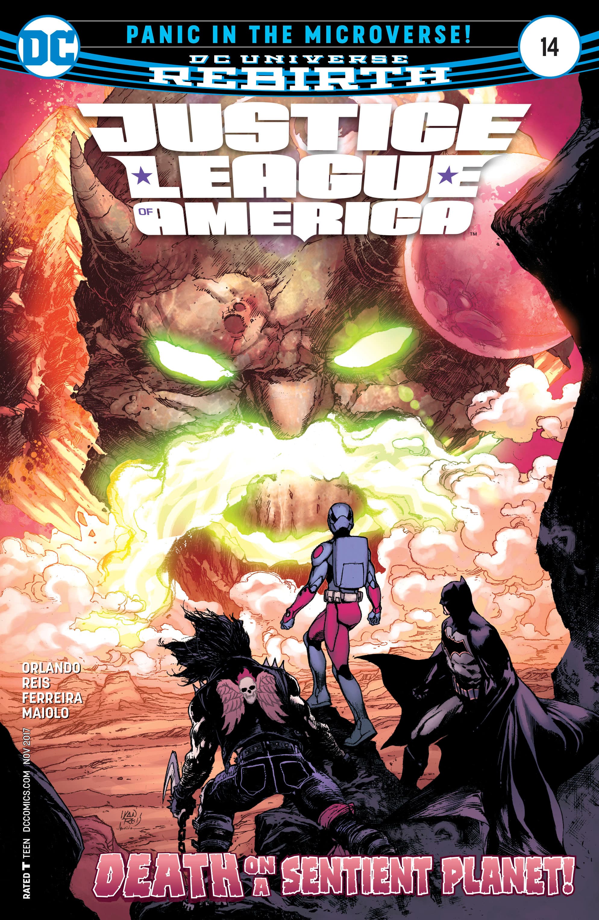 Justice League of America #14 cover
