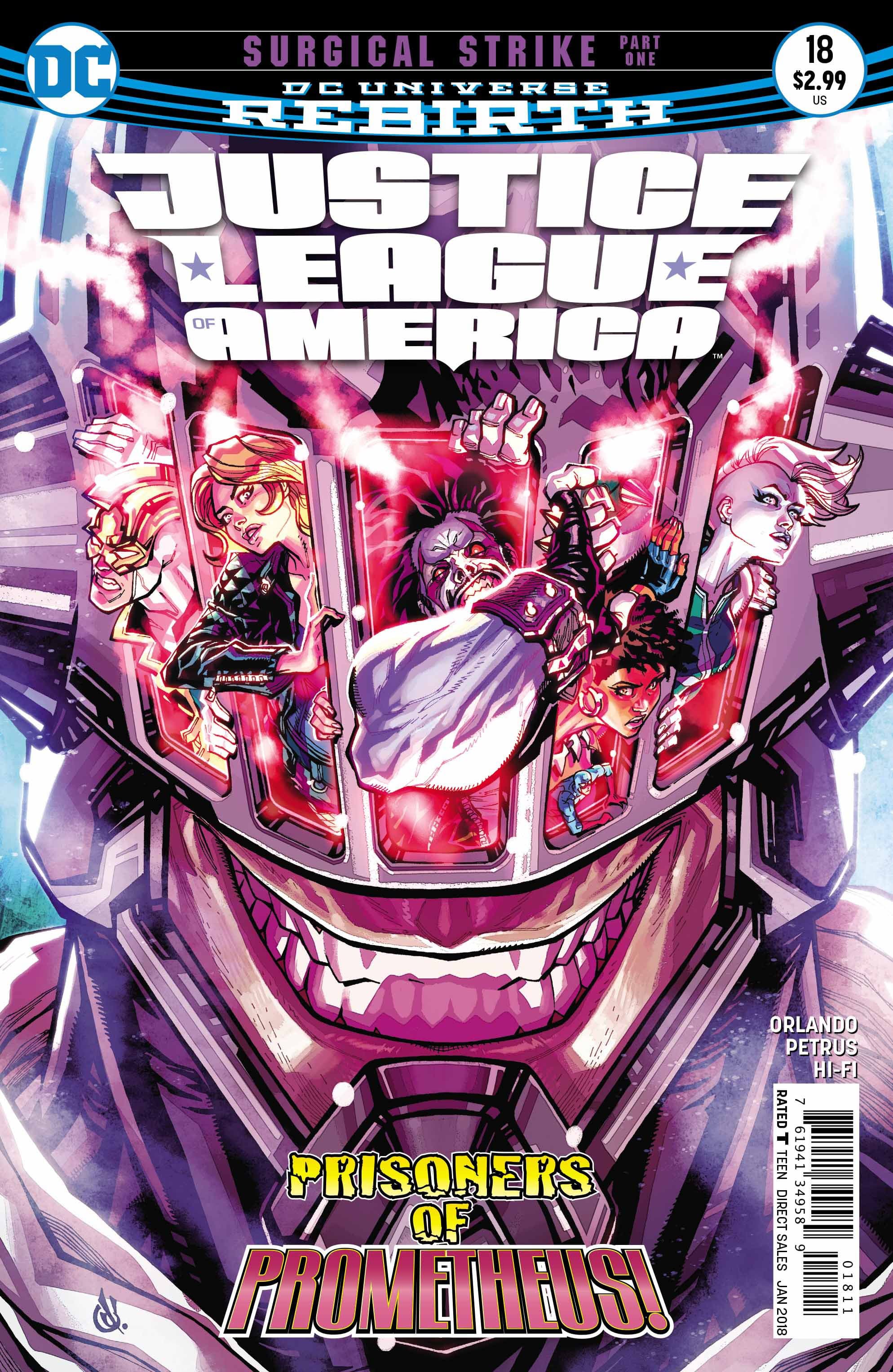 Justice League of America #18 cover