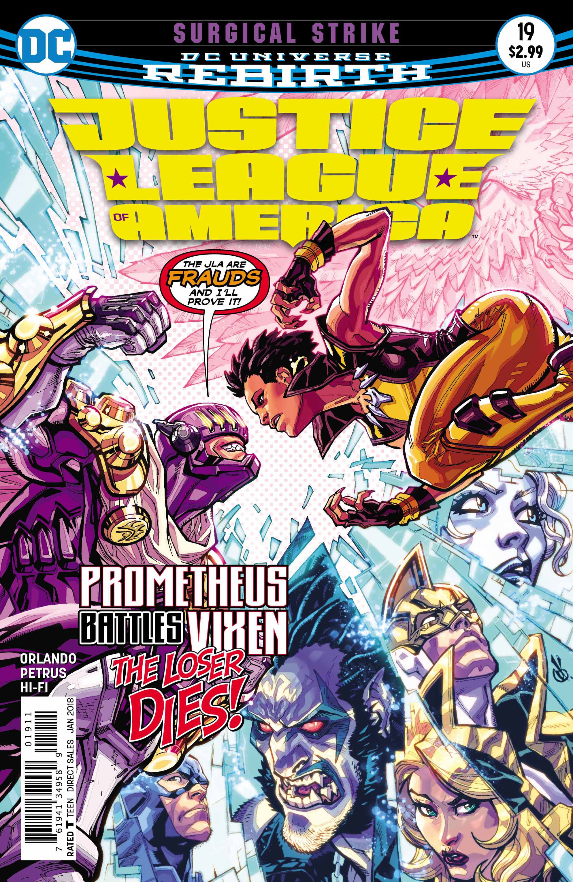 Justice League of America #19 cover