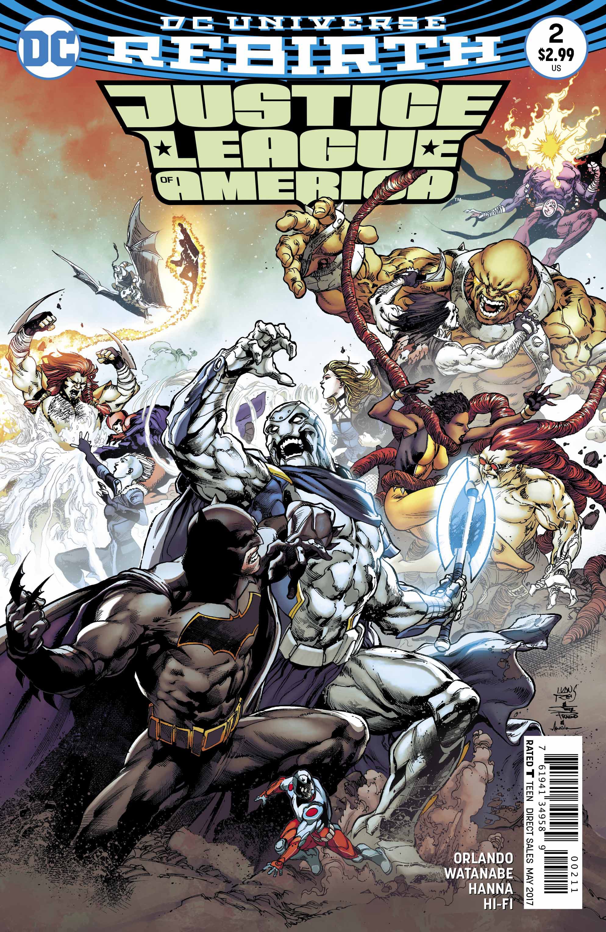 Justice League of America #2 cover