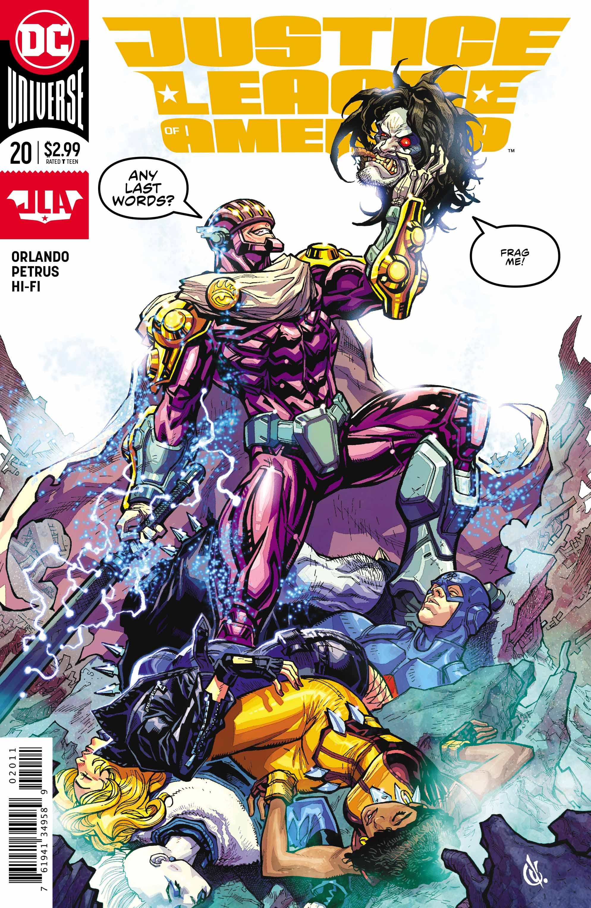 Justice League of America #20 cover