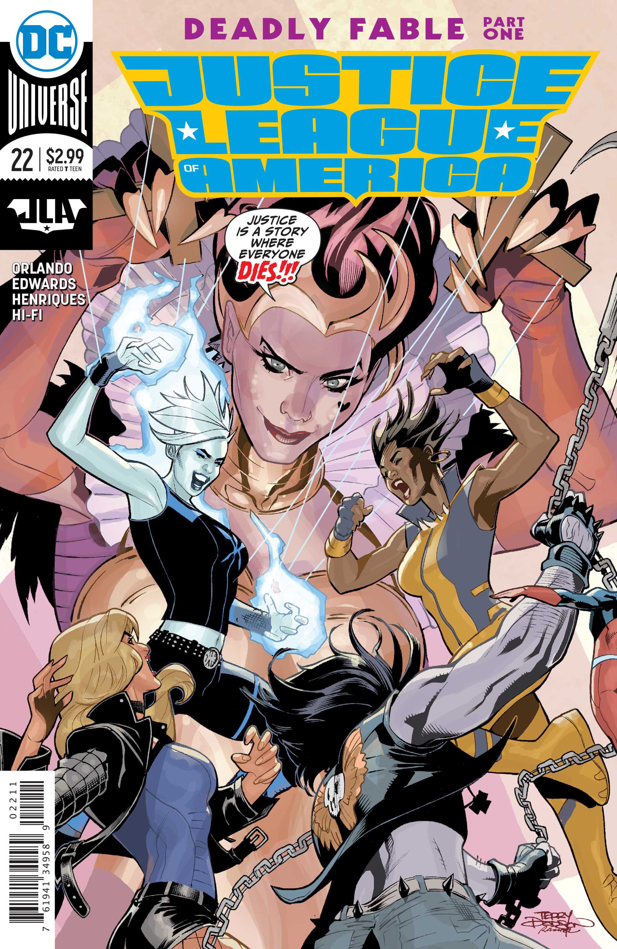 Justice League of America #22 cover