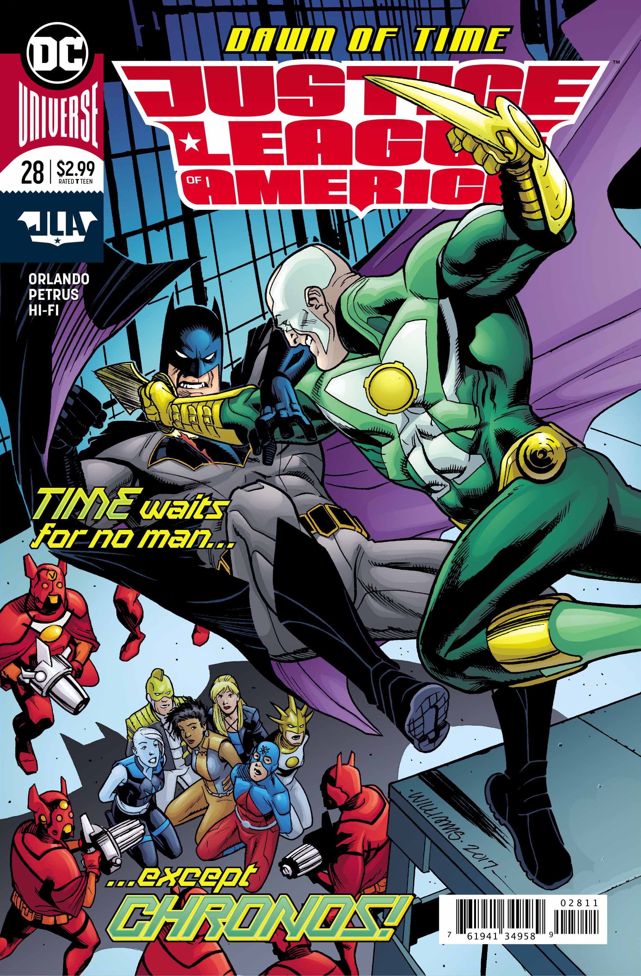 Justice League of America #28 cover
