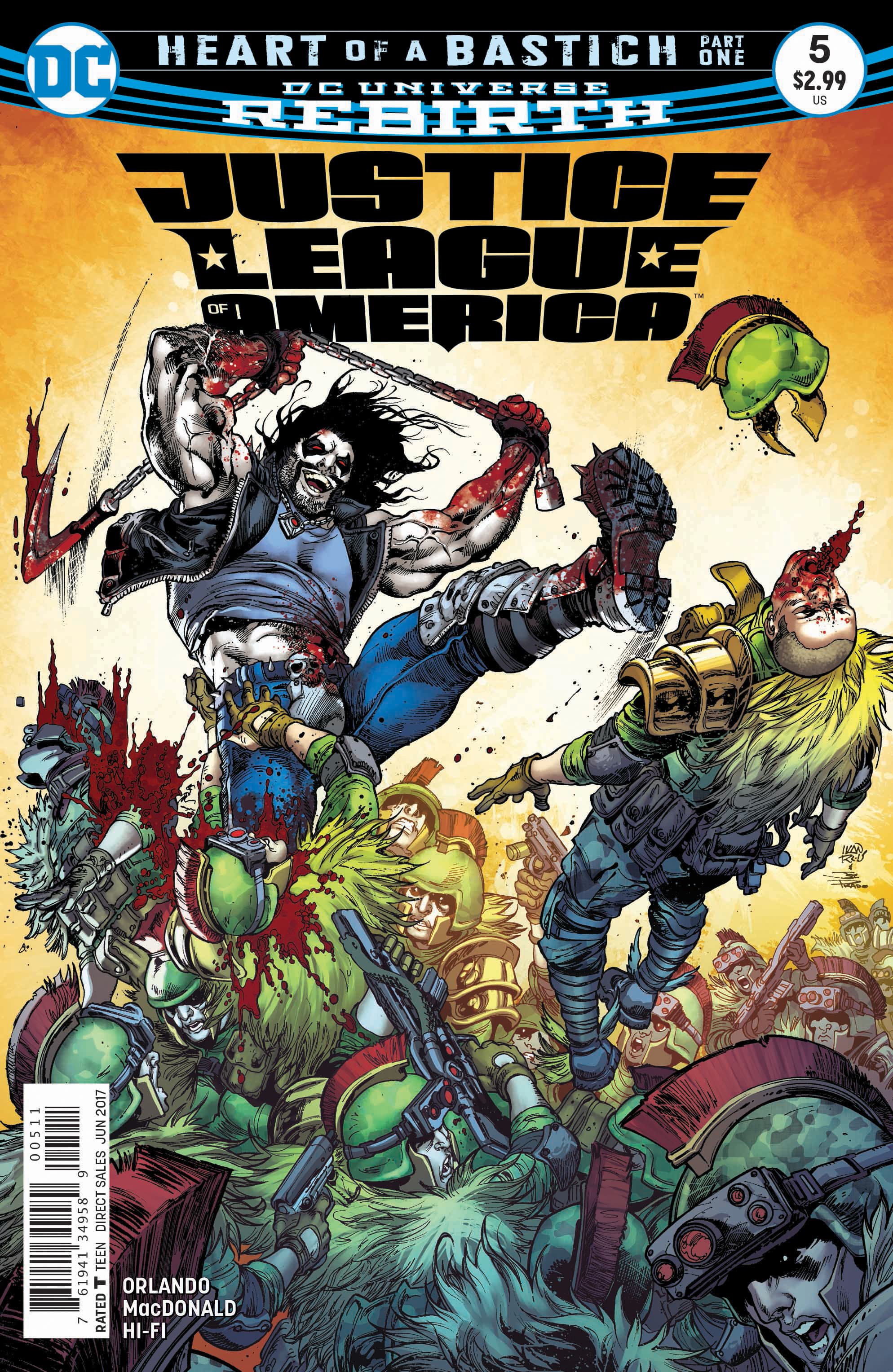 Justice League of America #5 cover