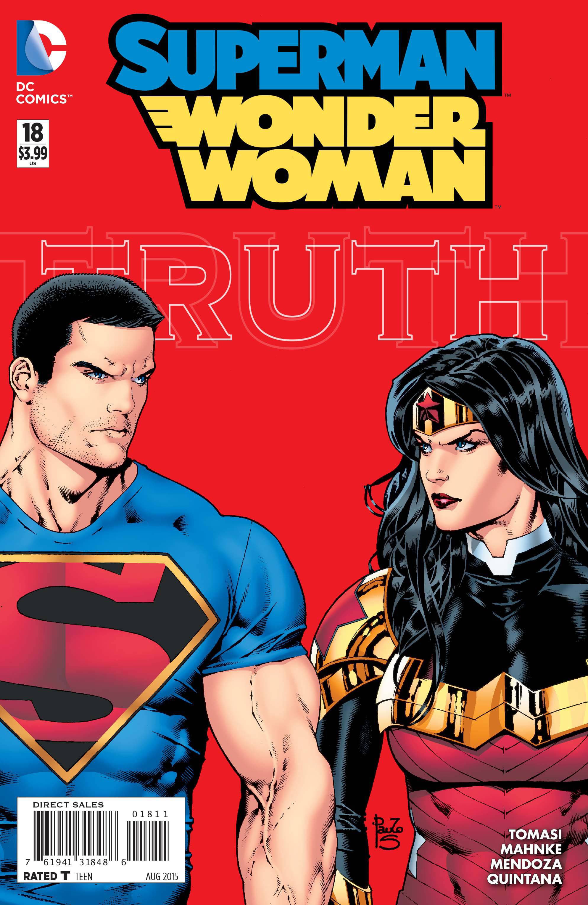 Superman/Wonder Woman #18 cover