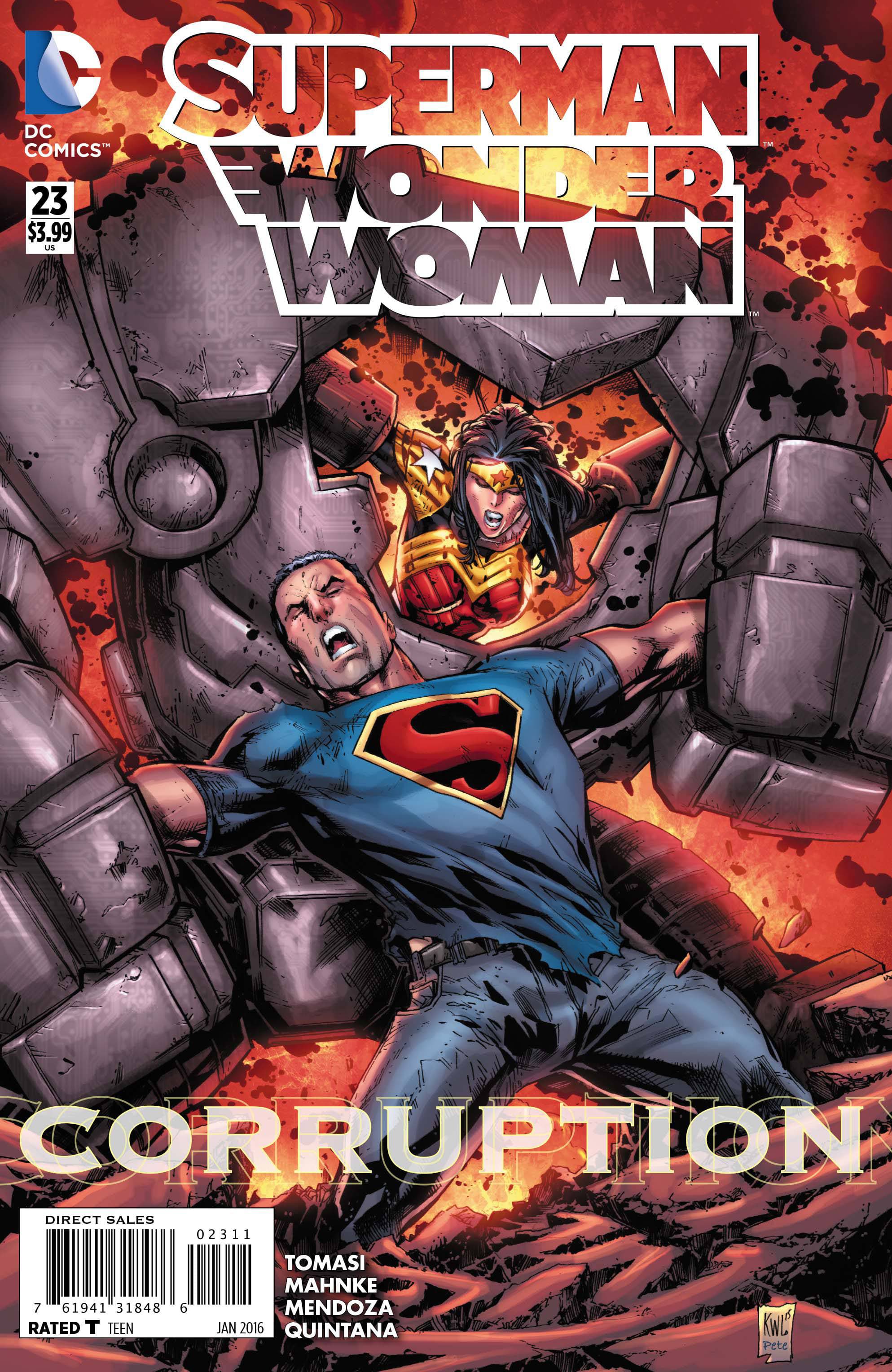 Superman/Wonder Woman #23 cover