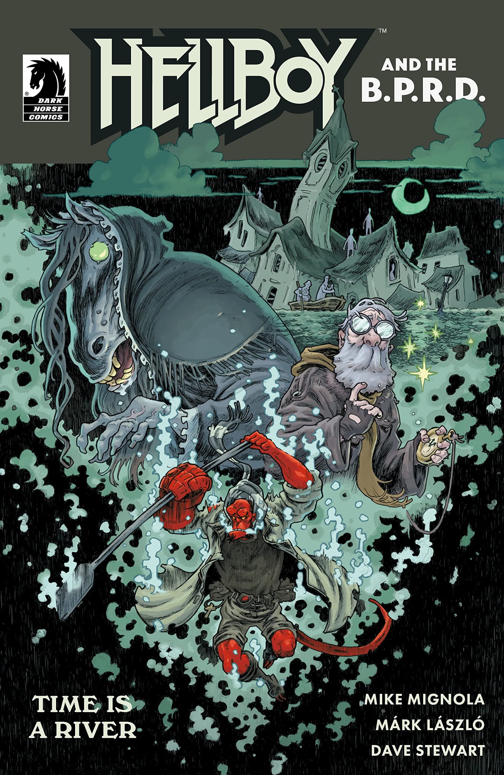 Hellboy and the B.P.R.D.: Time is a River #1 cover