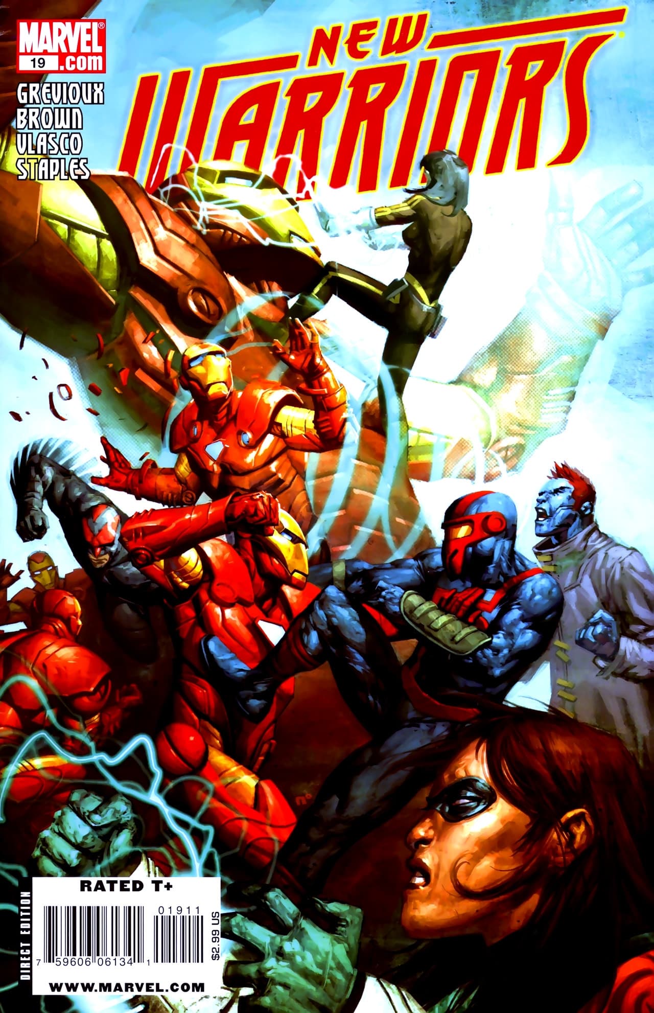 New Warriors #19 cover