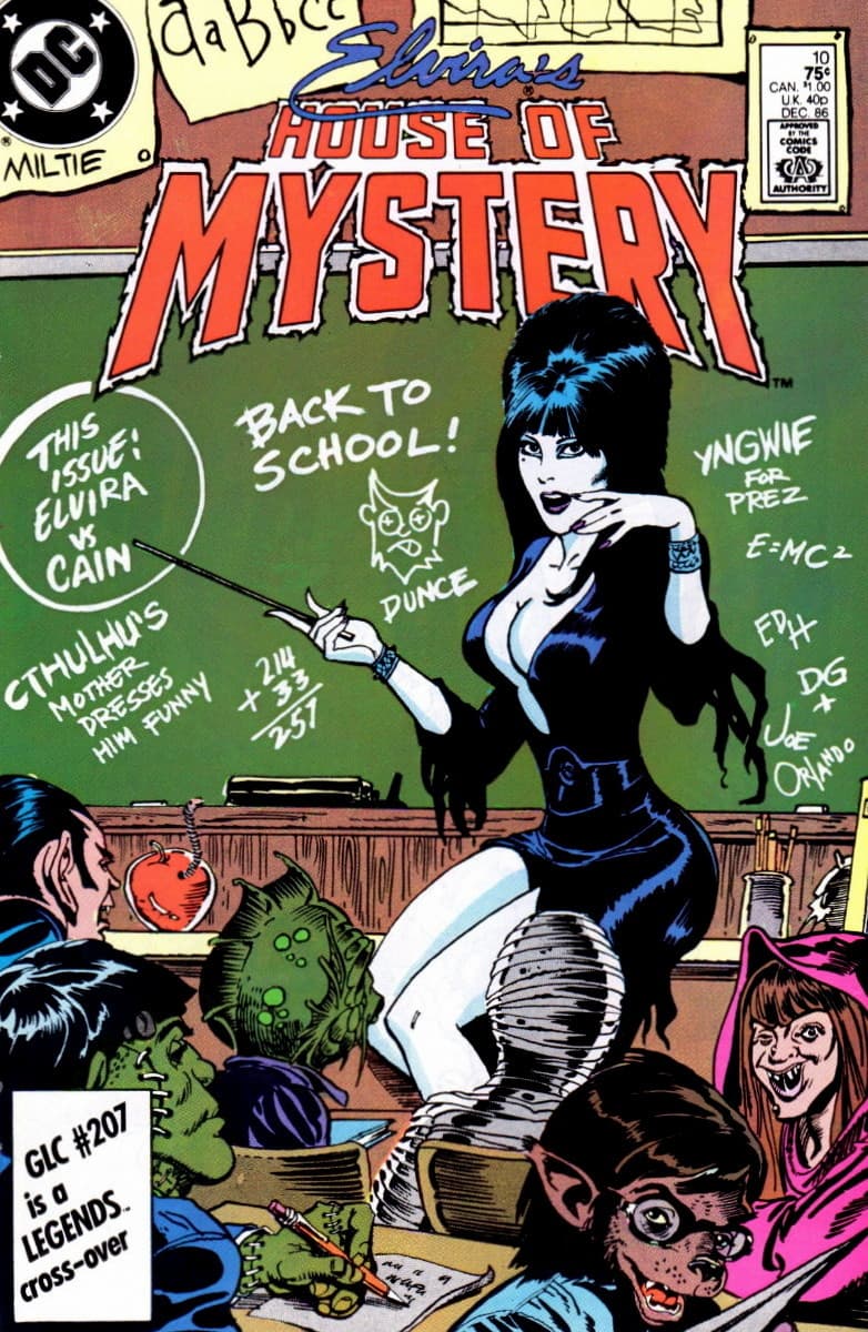 Elvira's House of Mystery #10 cover