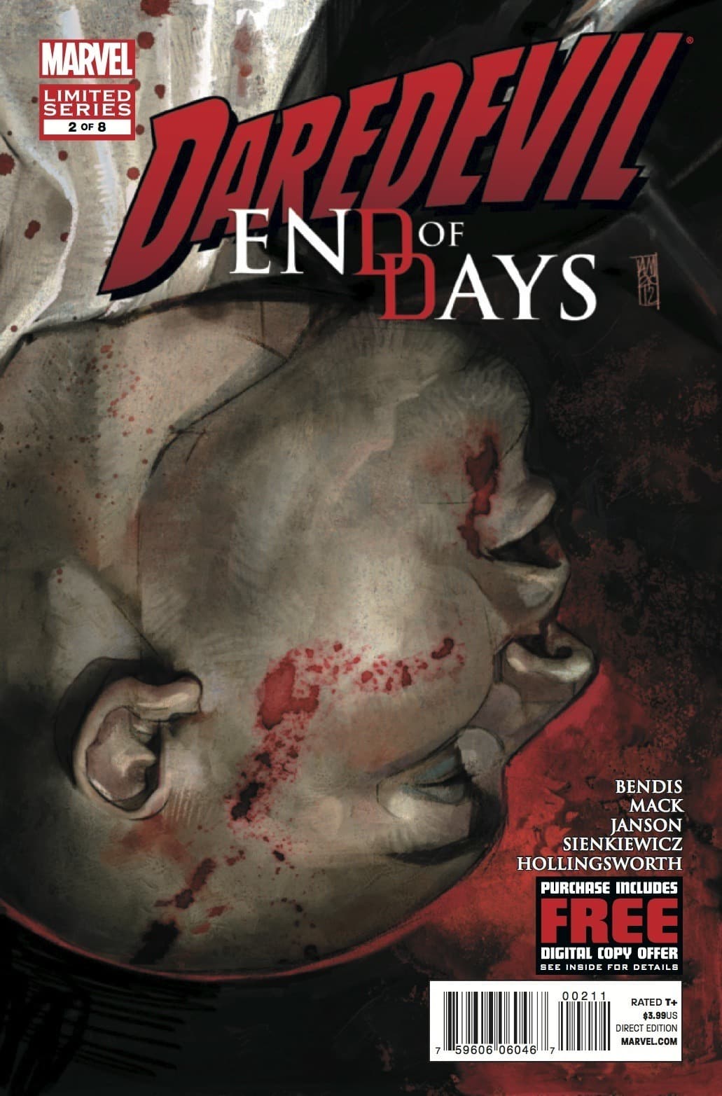 Daredevil: End of Days #2 cover