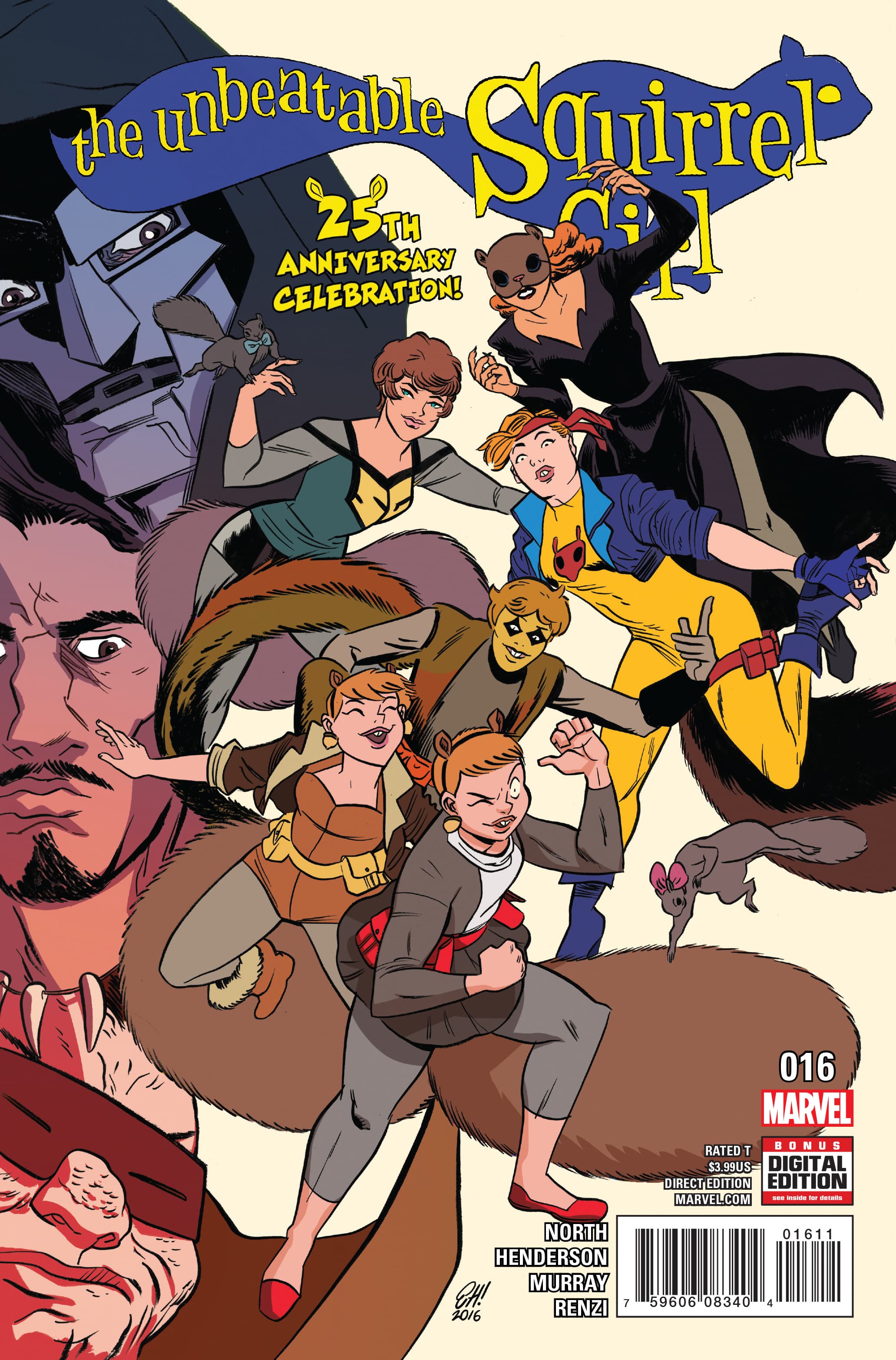 The Unbeatable Squirrel Girl #16 cover