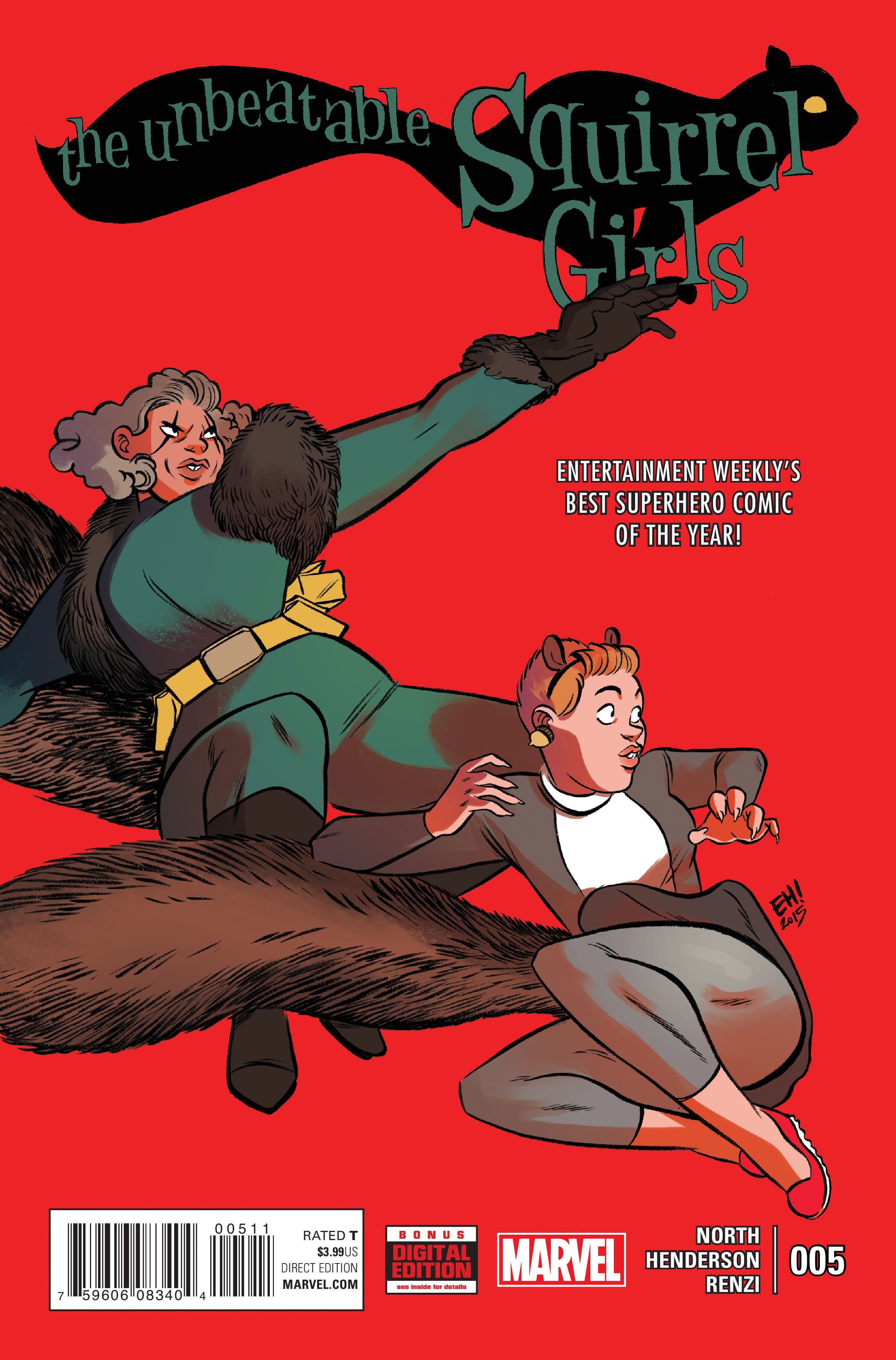 The Unbeatable Squirrel Girl #5 cover