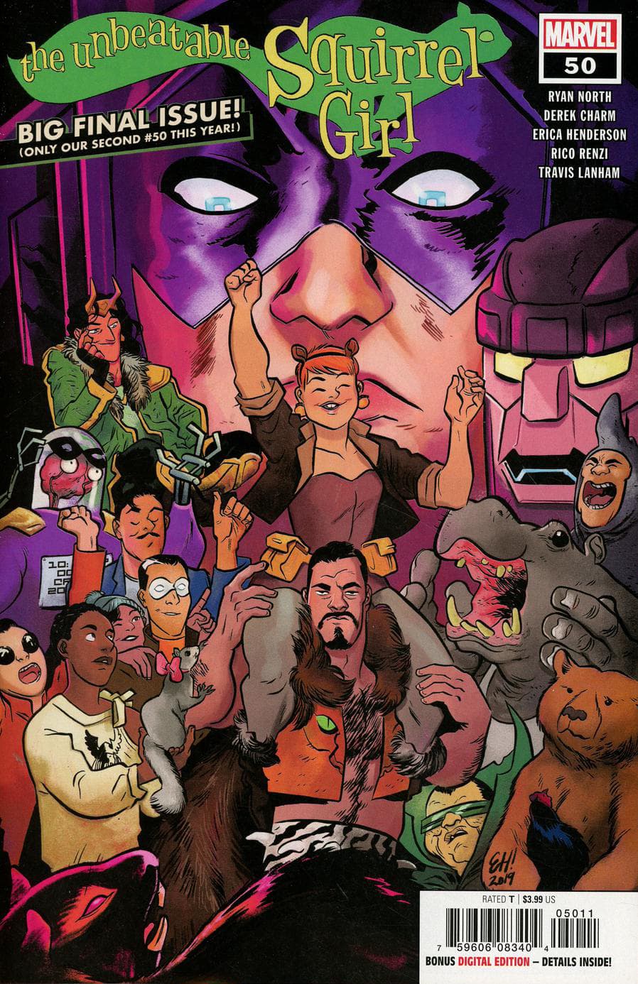 The Unbeatable Squirrel Girl #50 cover