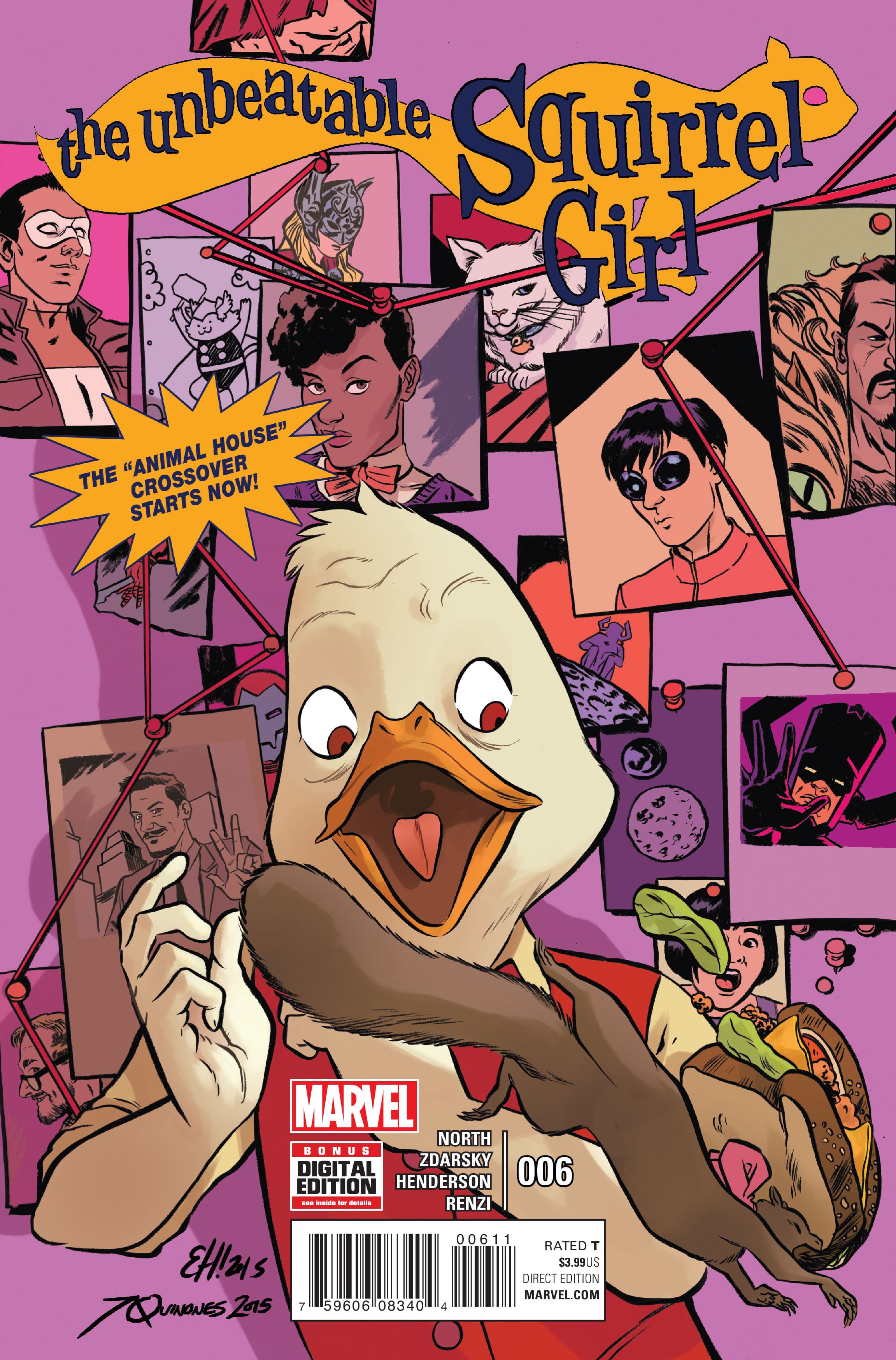 The Unbeatable Squirrel Girl #6 cover