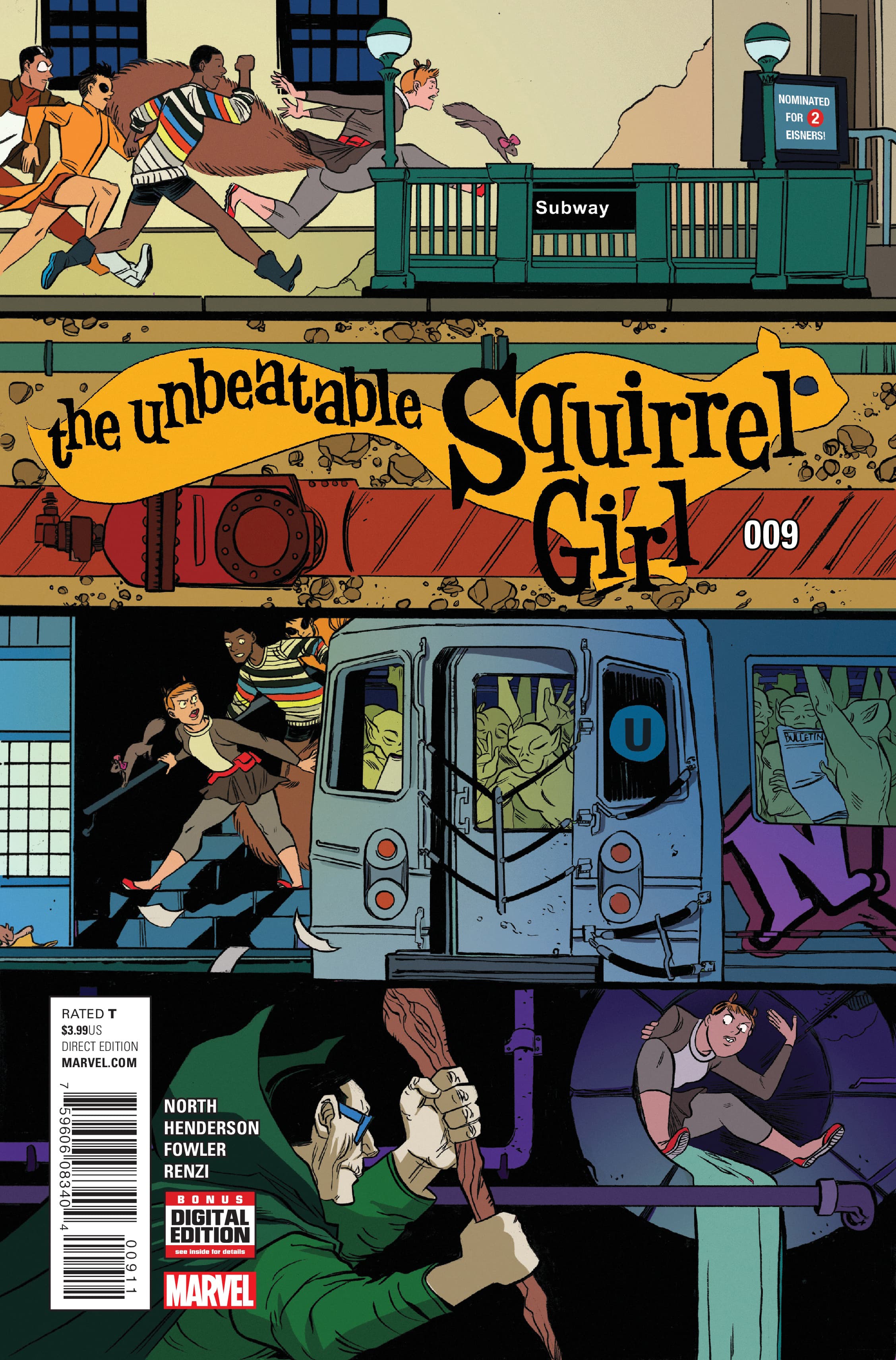 The Unbeatable Squirrel Girl #9 cover