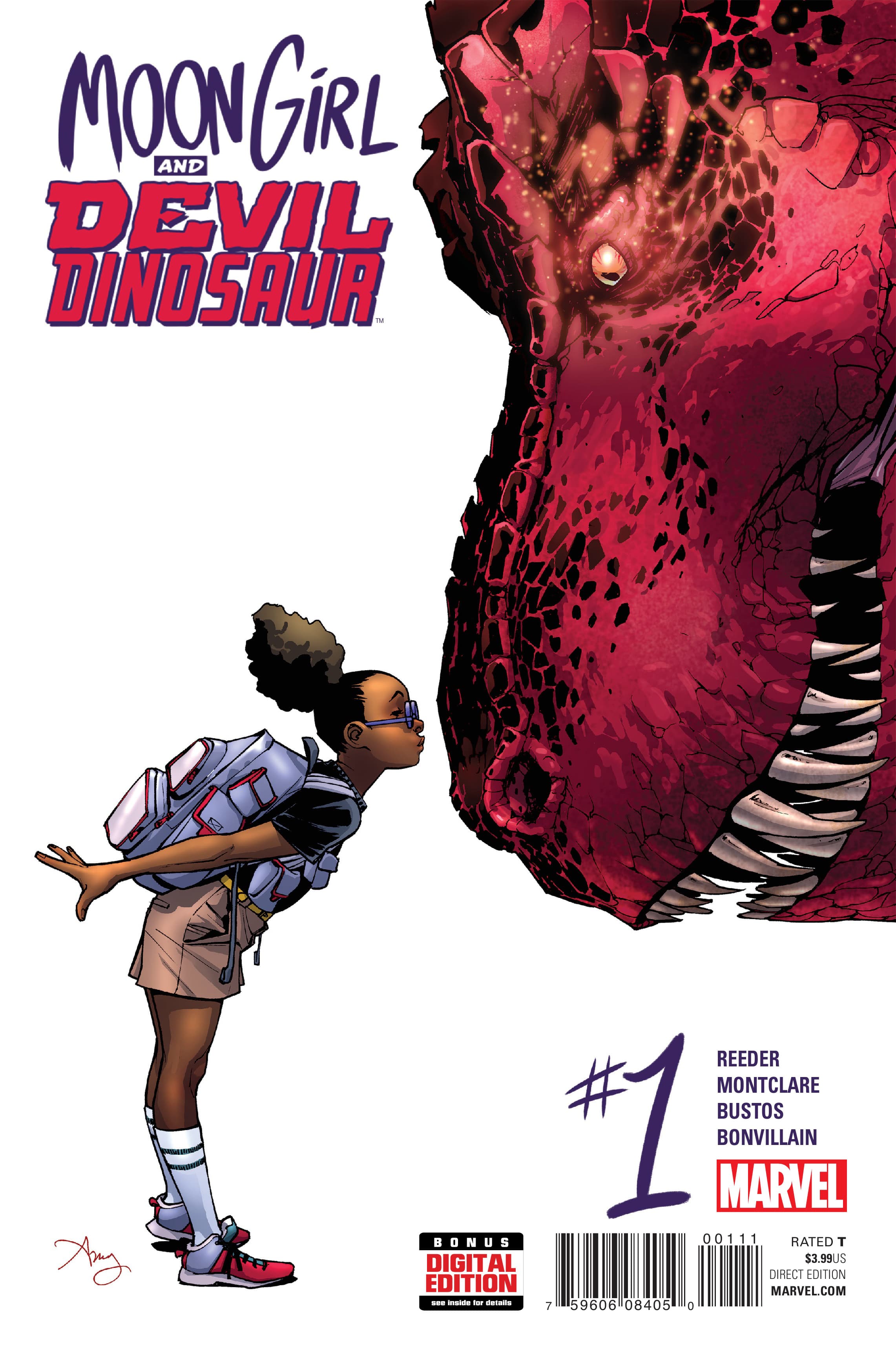 Moon Girl and Devil Dinosaur #1 cover
