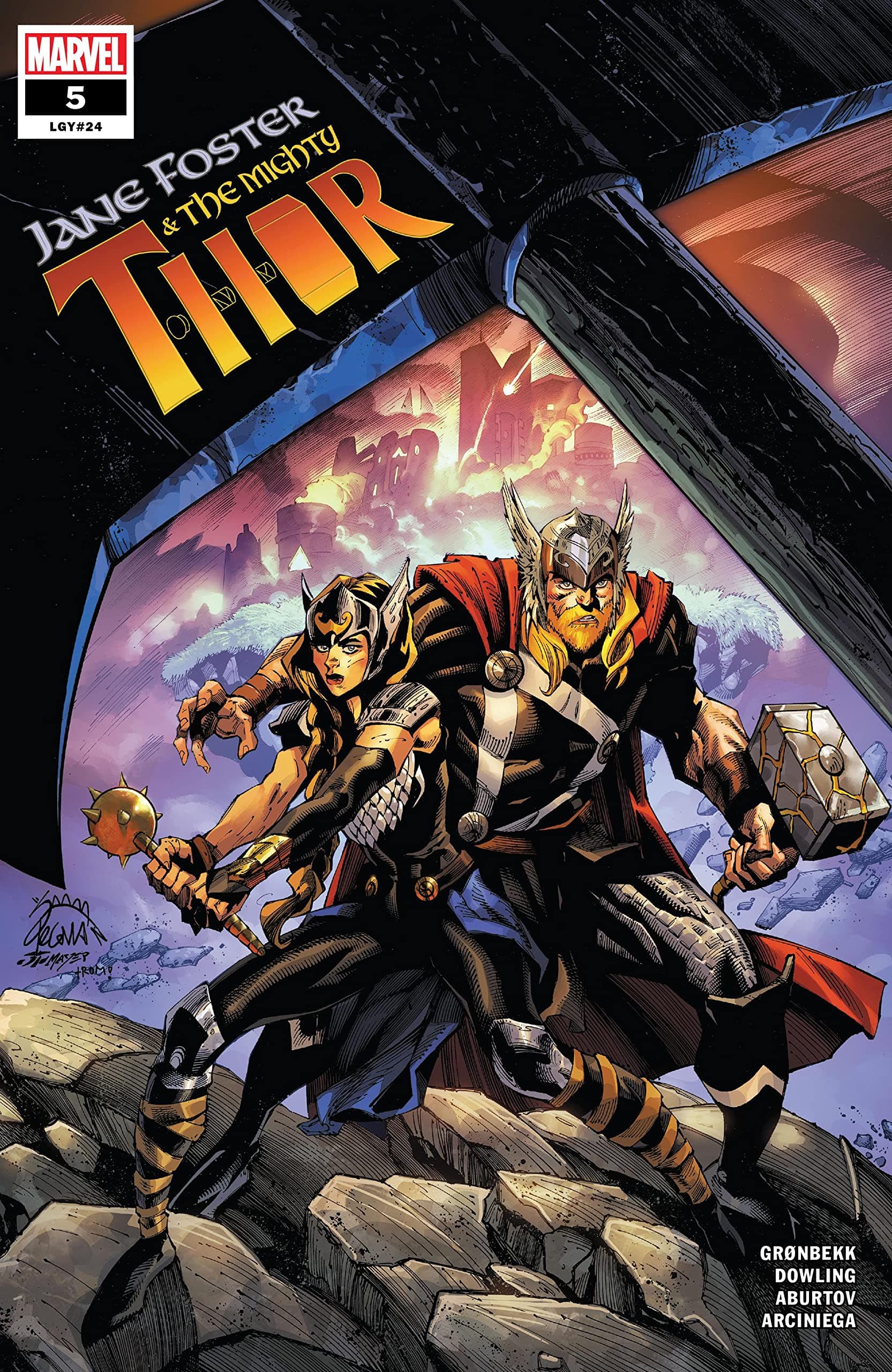 Jane Foster & The Mighty Thor #5 cover