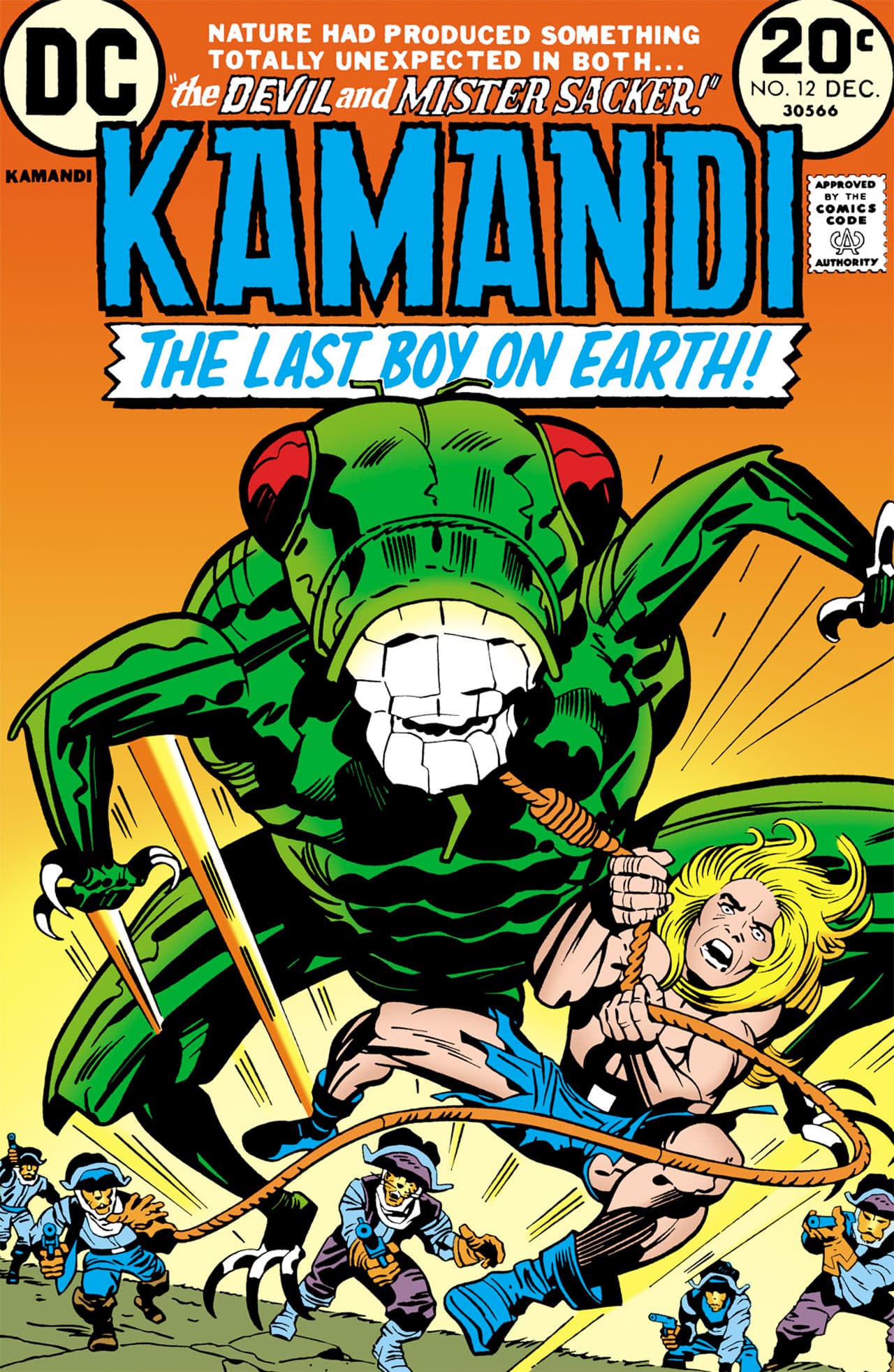 Kamandi, The Last Boy on Earth #12 cover