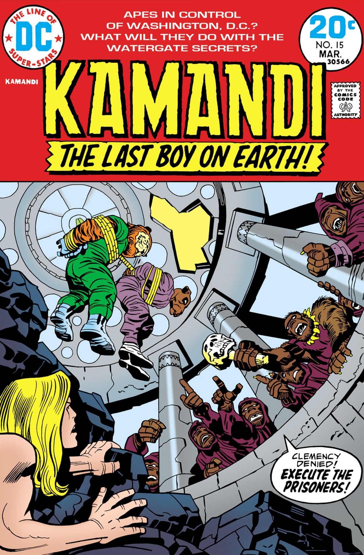 Kamandi, The Last Boy on Earth #15 cover