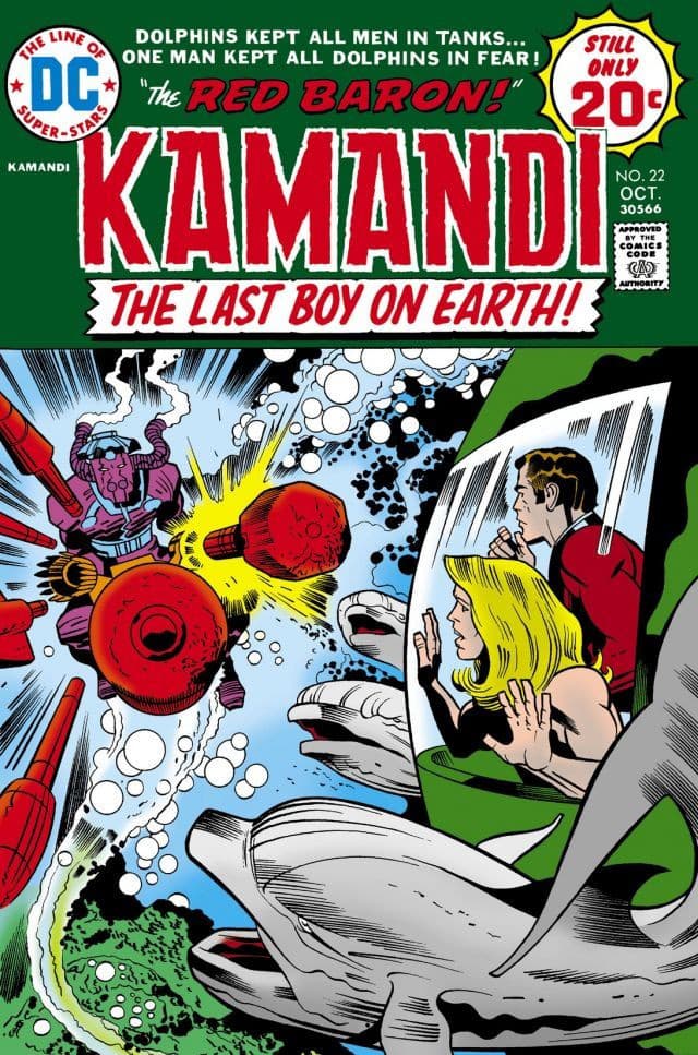 Kamandi, The Last Boy on Earth #22 cover