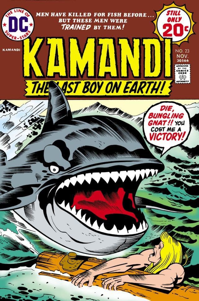Kamandi, The Last Boy on Earth #23 cover