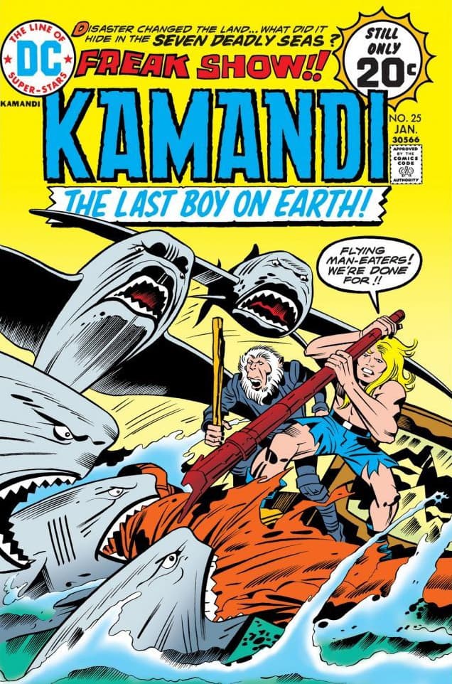 Kamandi, The Last Boy on Earth #25 cover