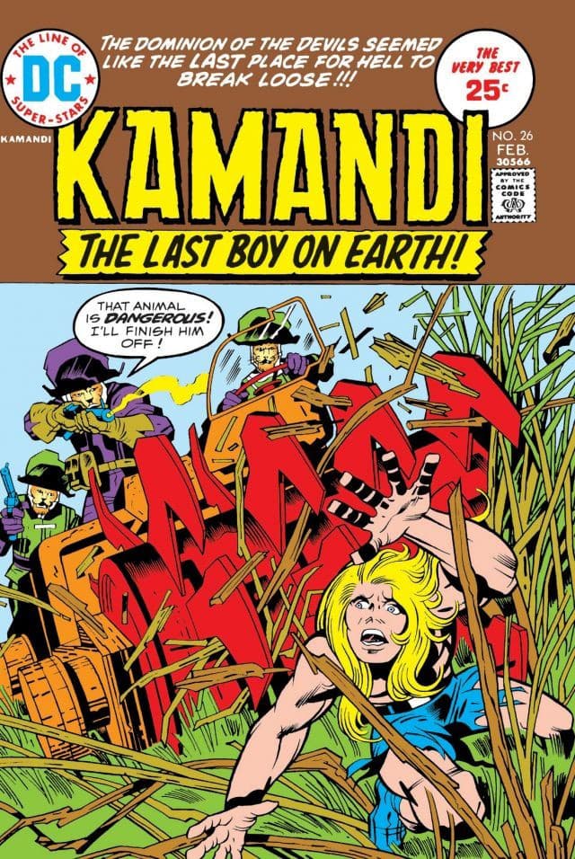 Kamandi, The Last Boy on Earth #26 cover