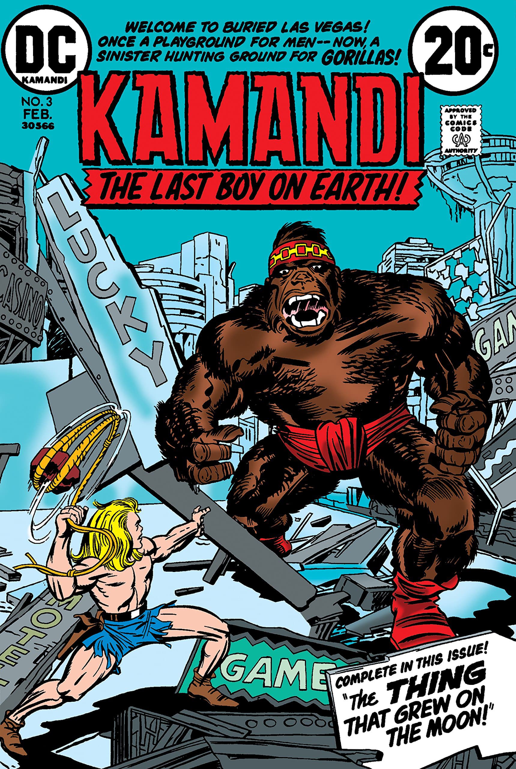 Kamandi, The Last Boy on Earth #3 cover