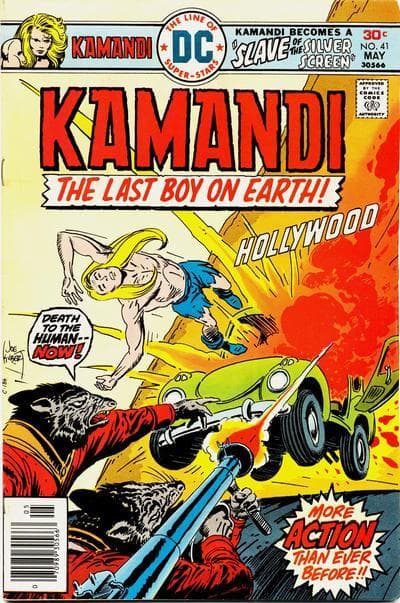 Kamandi, The Last Boy on Earth #41 cover