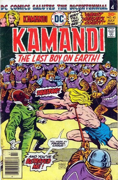 Kamandi, The Last Boy on Earth #43 cover